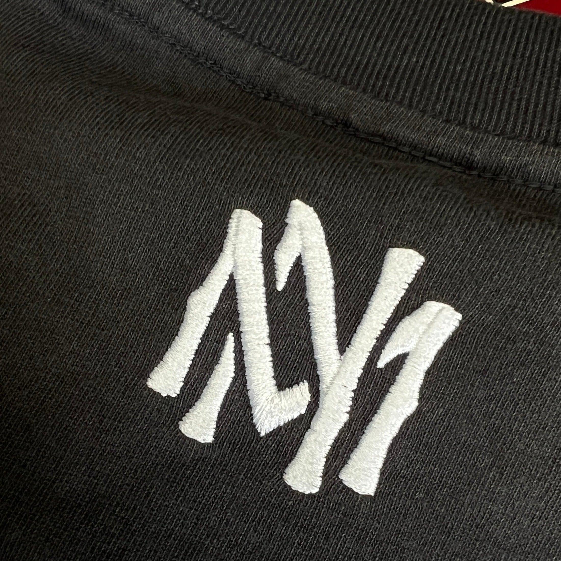 Memphis Grizzlies Mitchell & Ness NBA HWC Flaming Arch Vintage T-Shirt - Faded Black