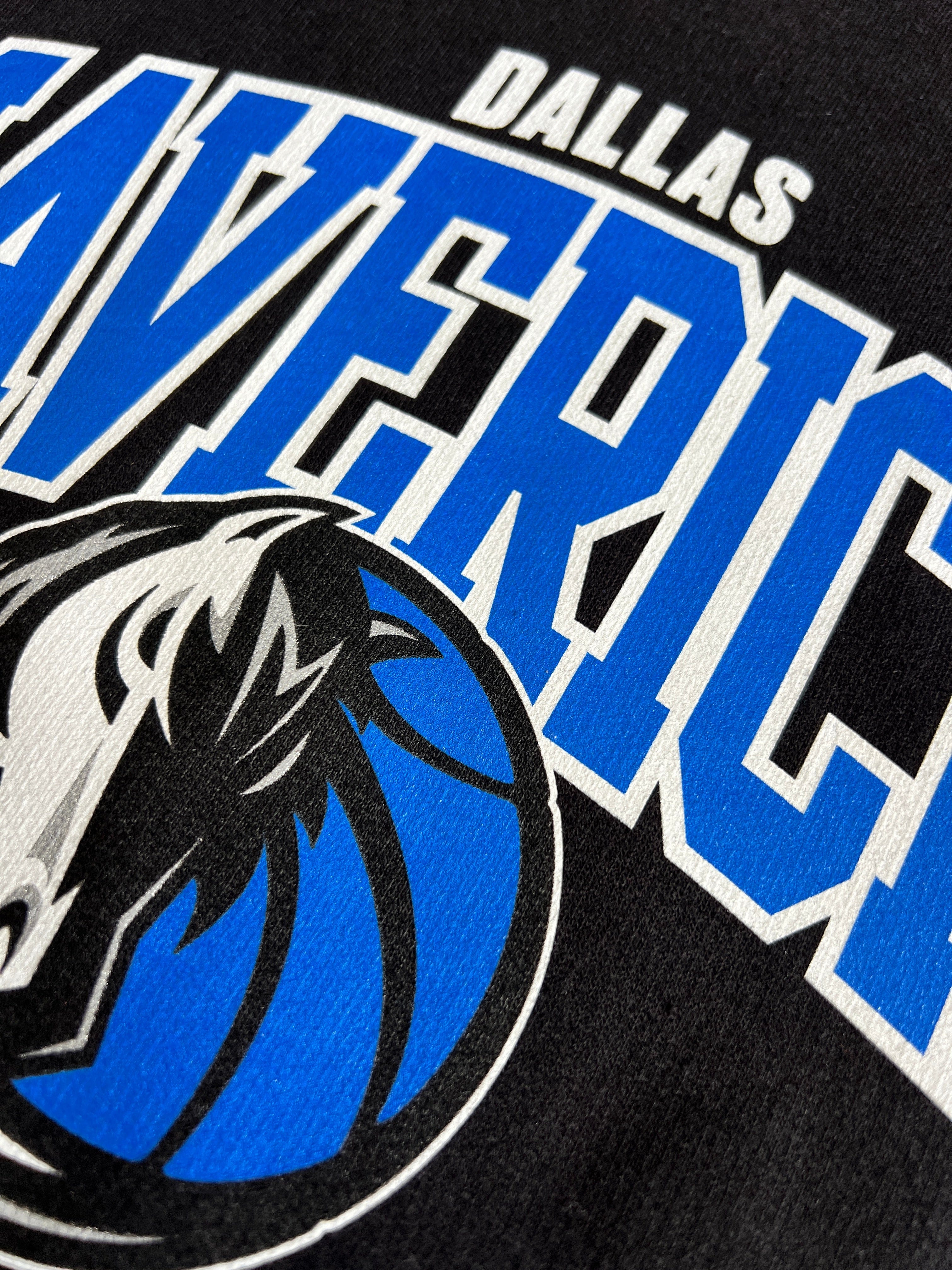 Dallas Mavericks NBA Team Arch Hoodie Jumper - Black