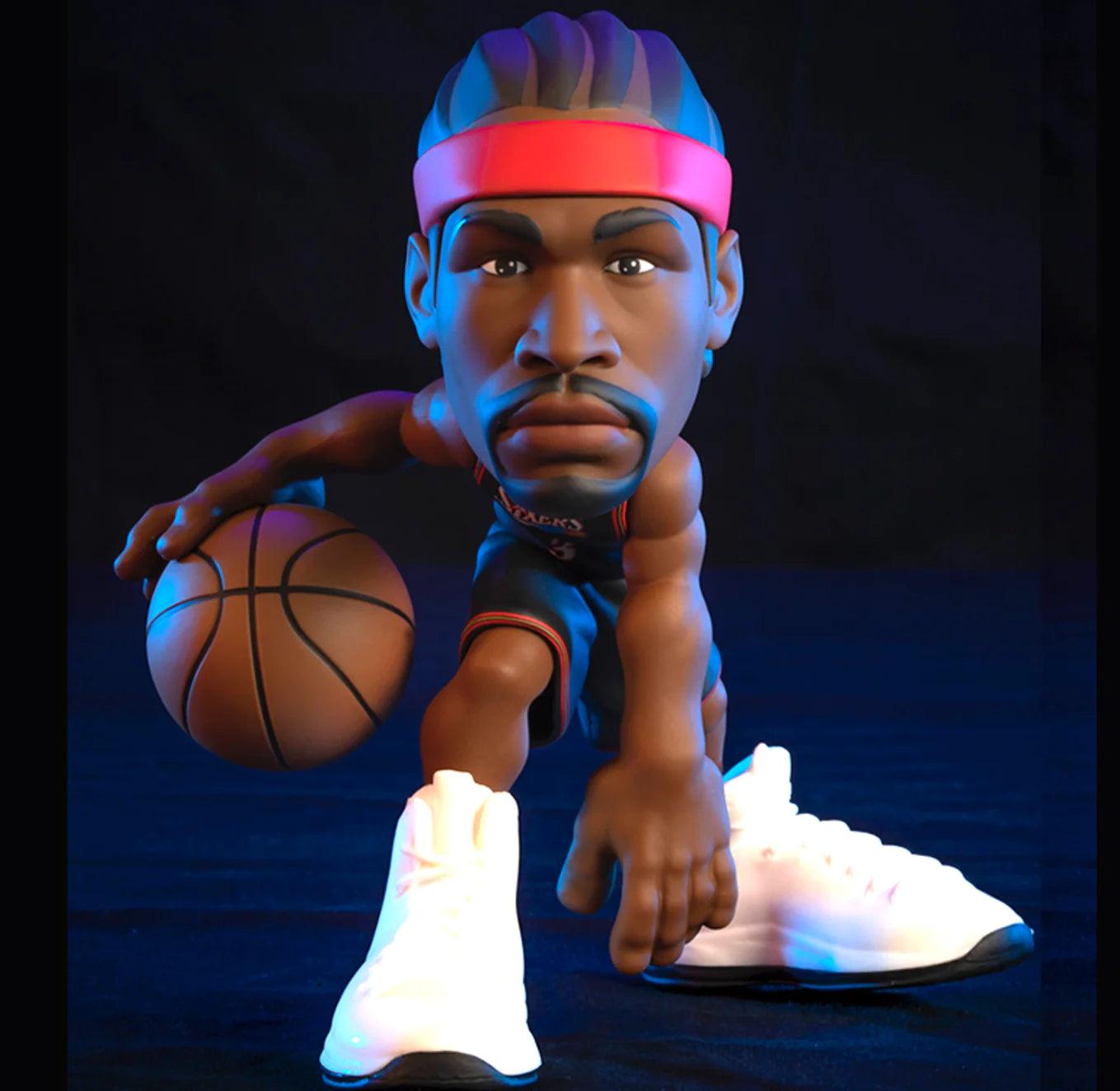 Allen Iverson Philadelphia 76ers Small-Stars NBA 6" Mini Figure - Black
