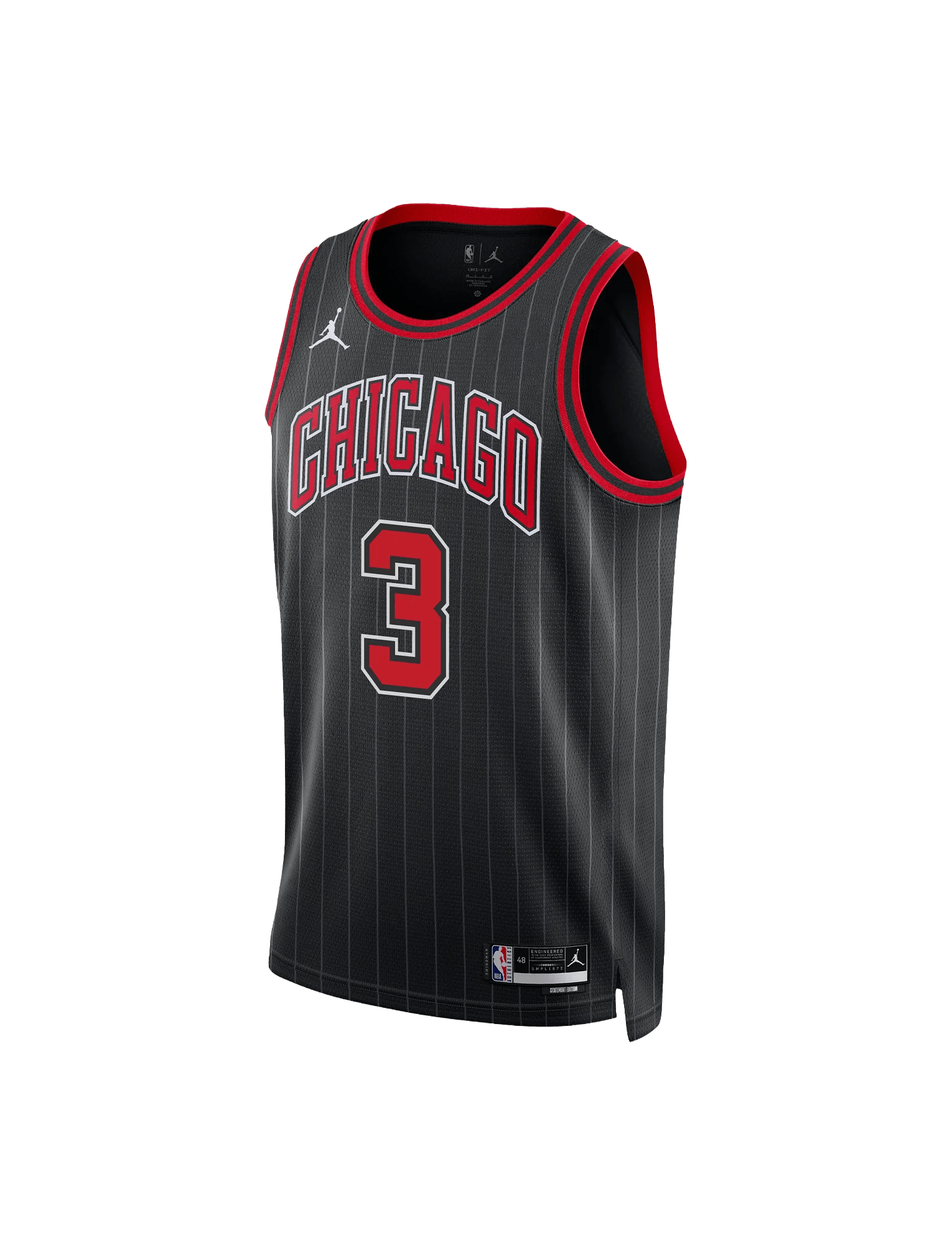 Youths Josh Giddey Chicago Bulls Nike NBA Statement Jersey - Black