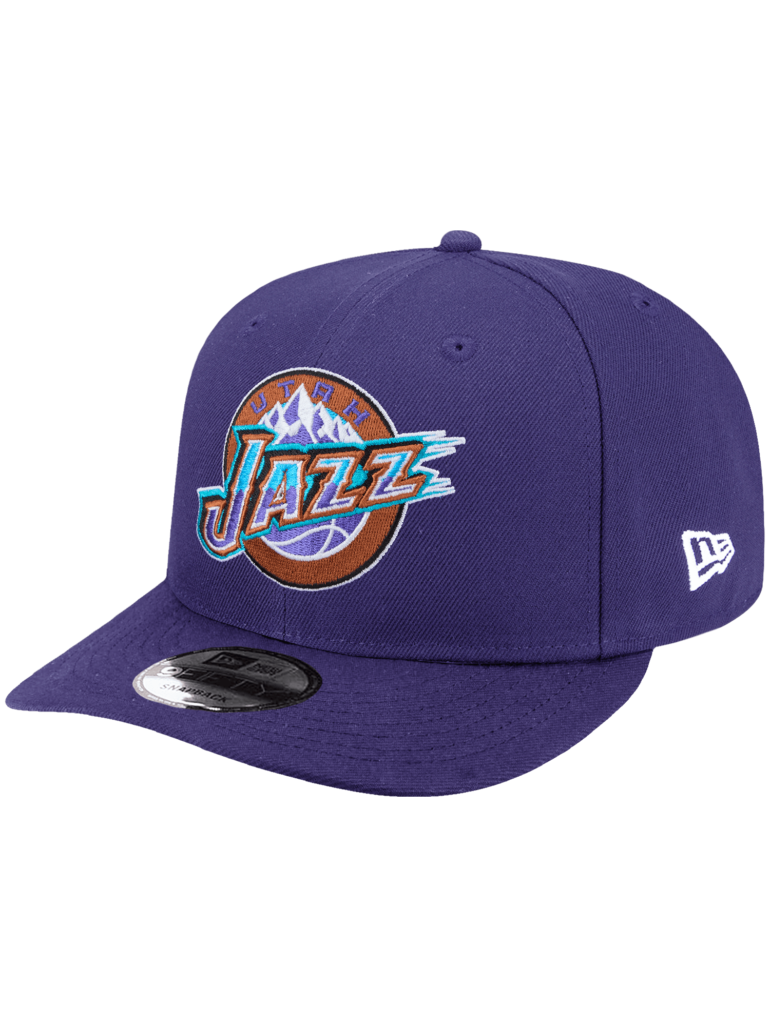 Utah Jazz New Era NBA HWC 9FIFTY Pre-Curved Snapback Hat - Purple