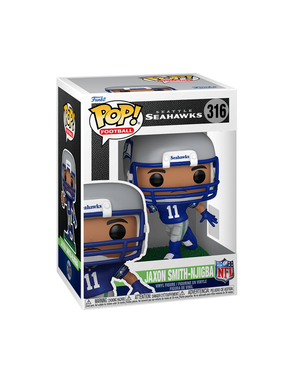 Jaxon Smith-Njigba Seattle Seahawks Funko NFL Vinyl Pop Figure - 316