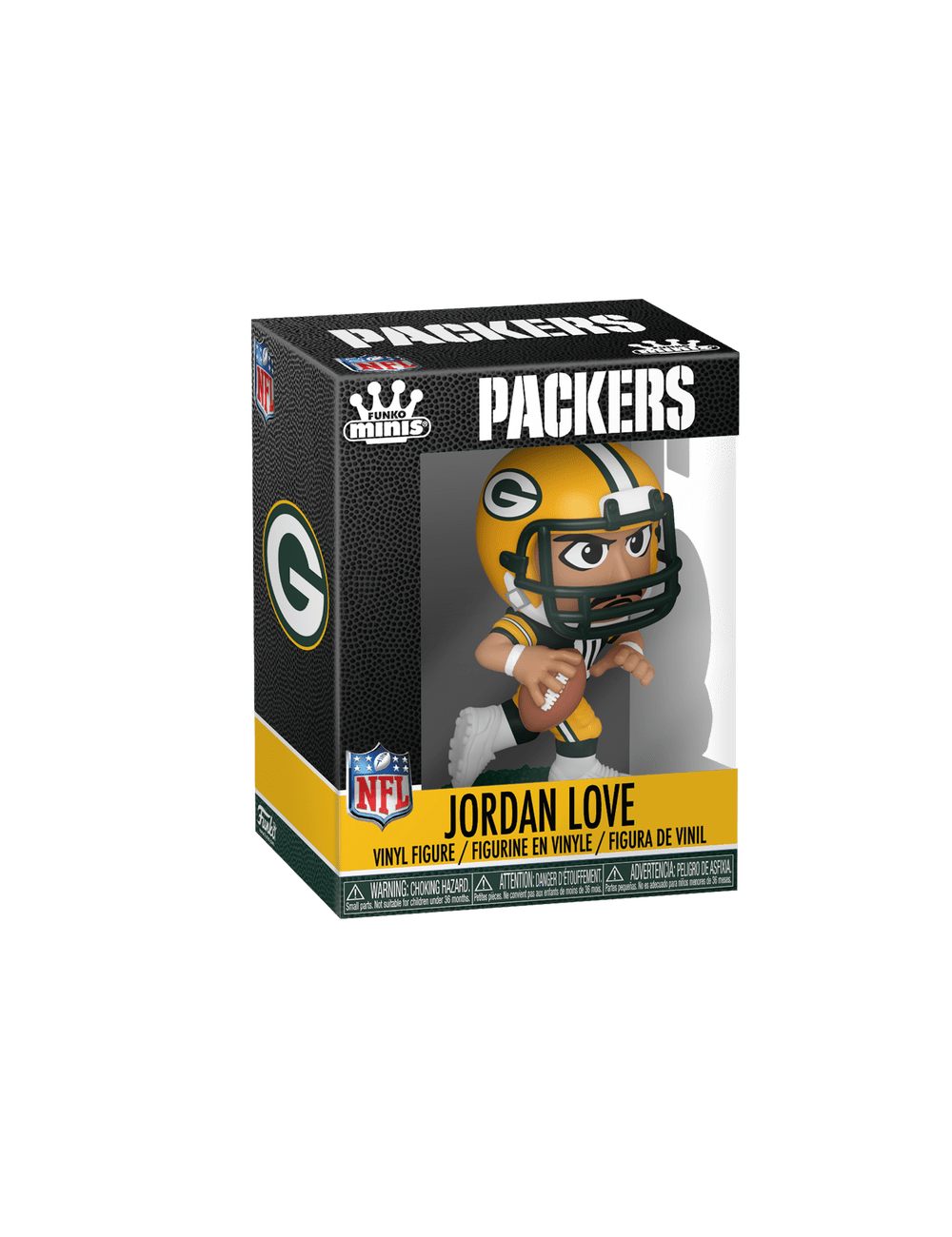 Jordan Love Green Bay Packers Funko NFL Mini 3" Vinyl Figure