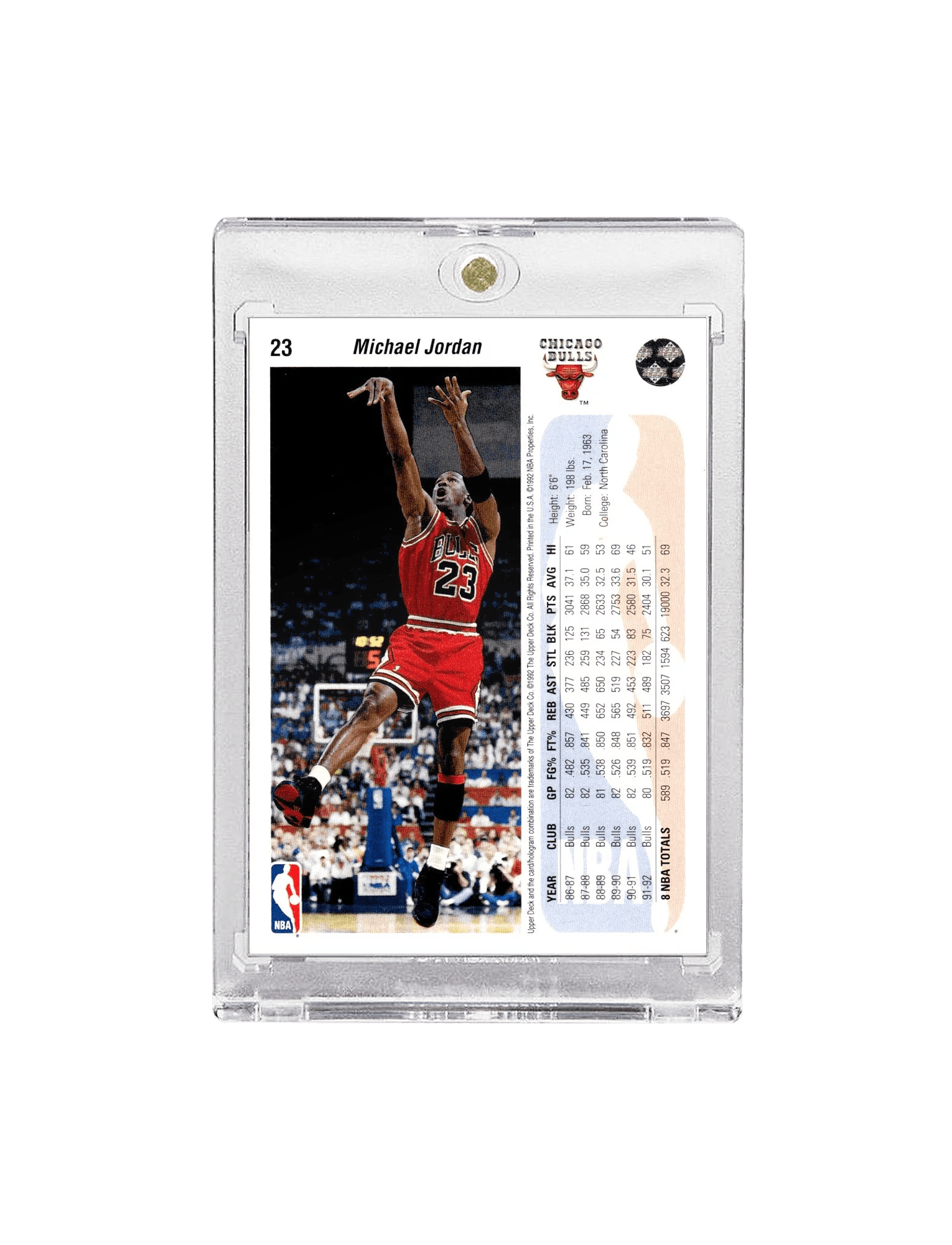 Michael Jordan Chicago Bulls Upper Deck 92-93 Base 23 Card