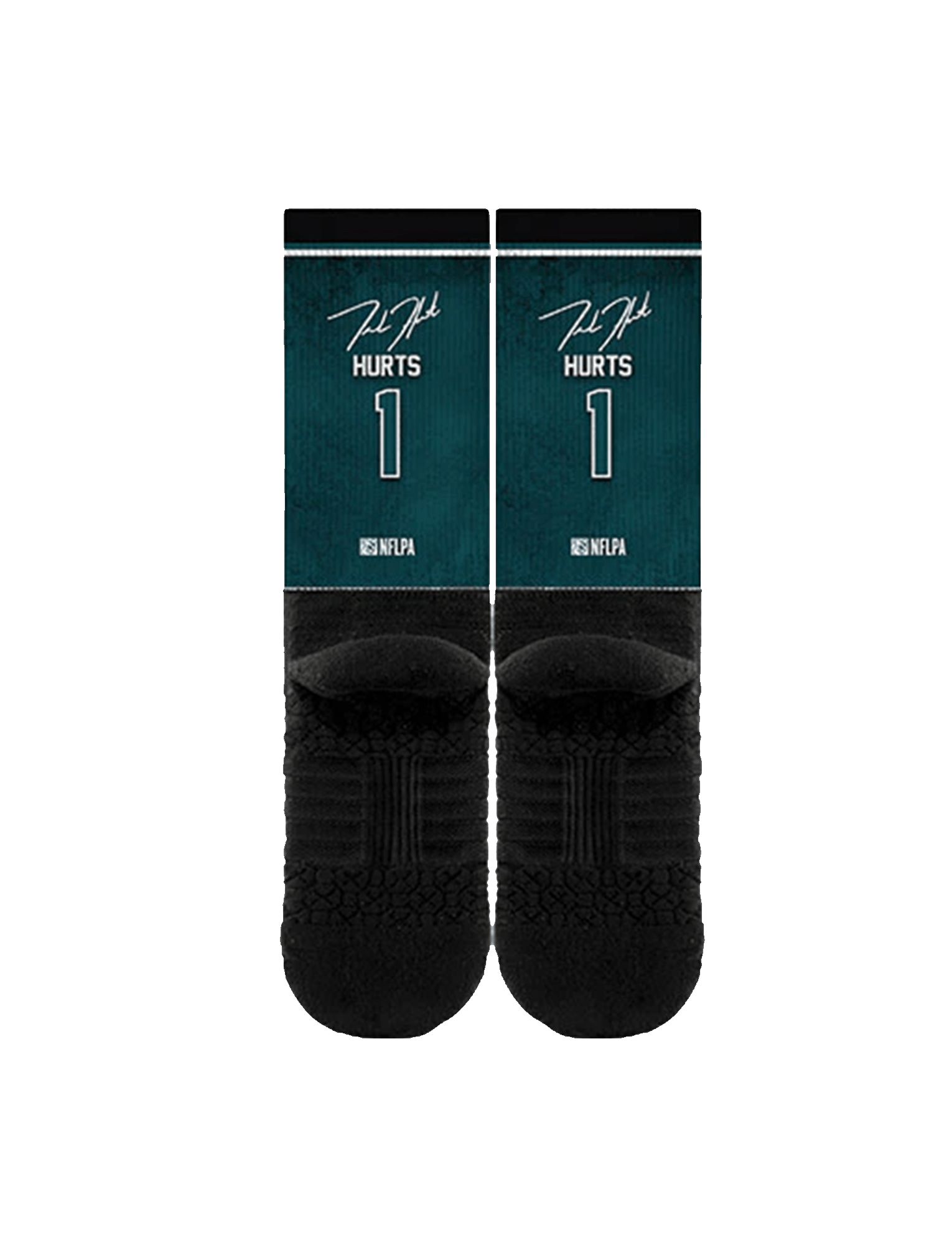 Jalen Hurts Philadelphia Eagles Strideline NFL Profile Premium Sub Crew Socks