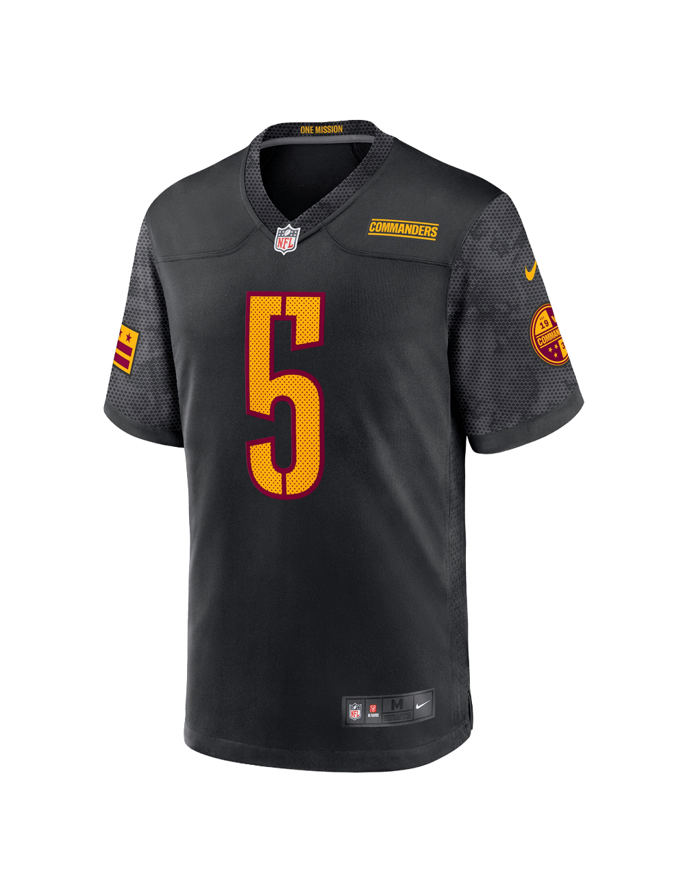Jayden Daniels Washington Commanders Nike NFL Game Jersey - Black