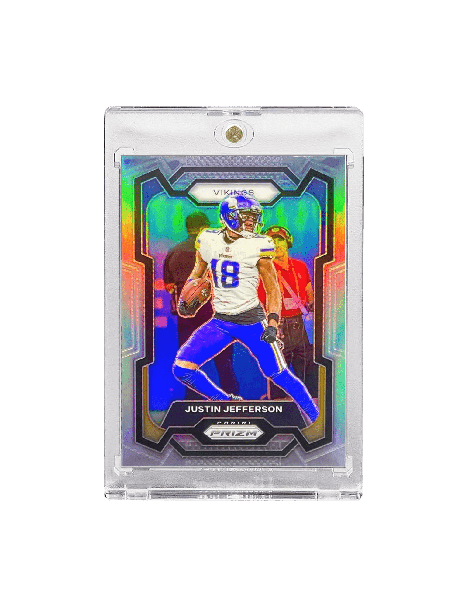 Justin Jefferson Minnesota Vikings Panini NFL Prizm 23 Silver Card