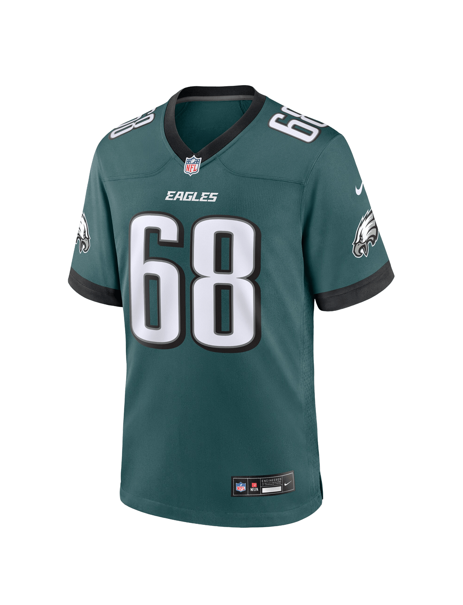 Jordan Mailata Philadelphia Eagles Nike NFL Game Jersey - Teal