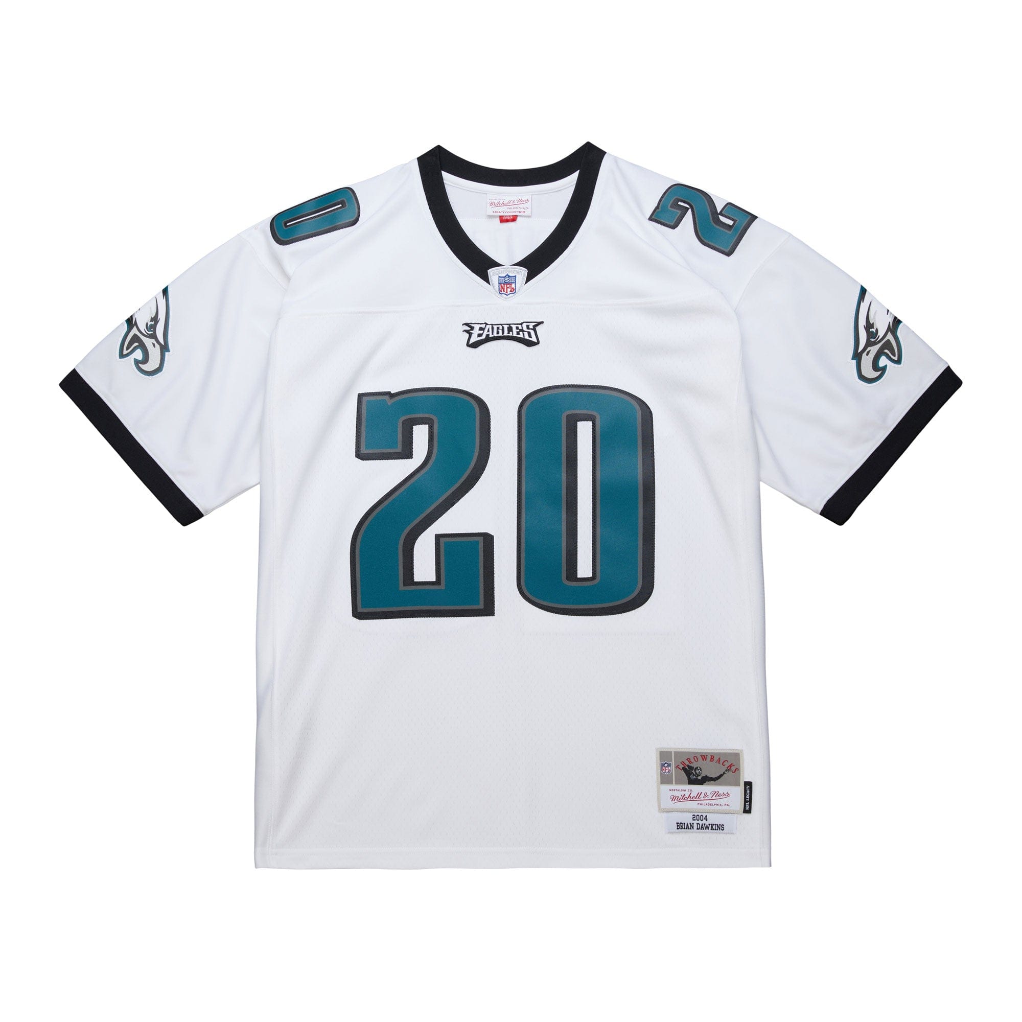 Brian Dawkins Philadelphia Eagles Mitchell & Ness NFL 2004 Legacy Jersey - White