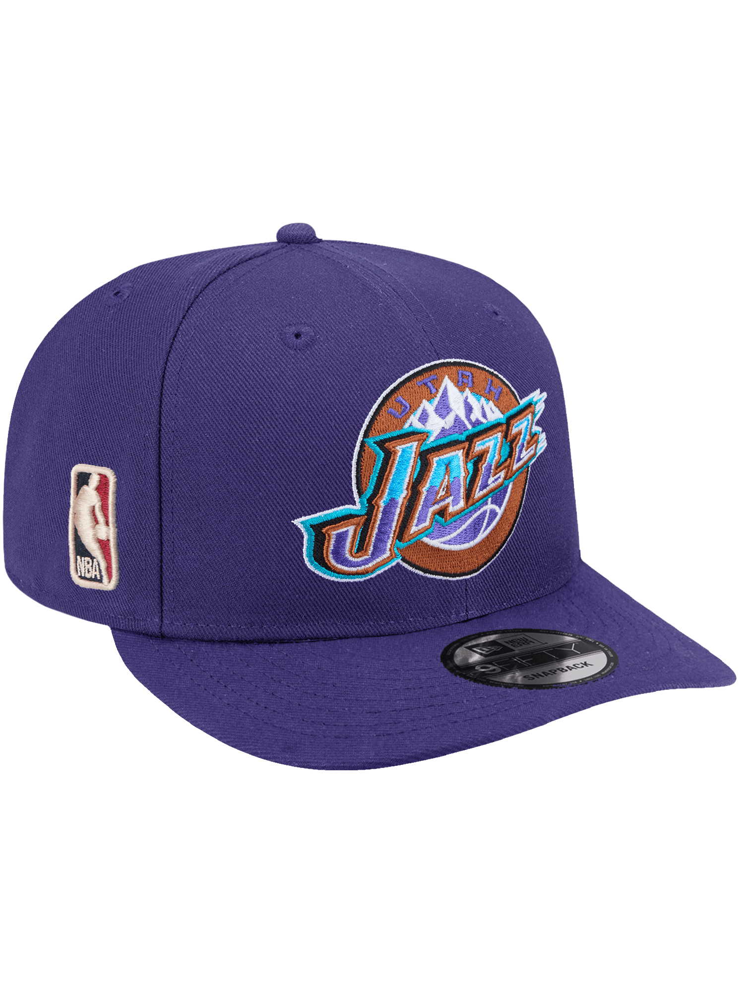 Utah Jazz New Era NBA HWC 9FIFTY Pre-Curved Snapback Hat - Purple