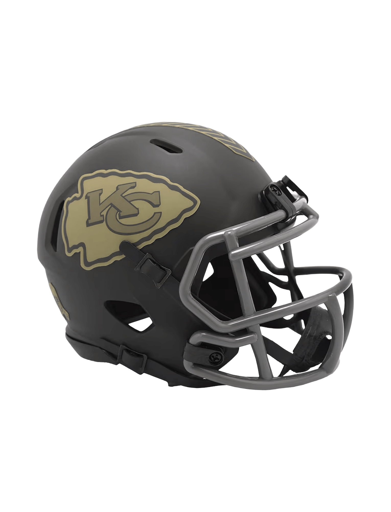 Kansas City Chiefs Riddell NFL Salute To Service 25 Speed Mini Size Helmet