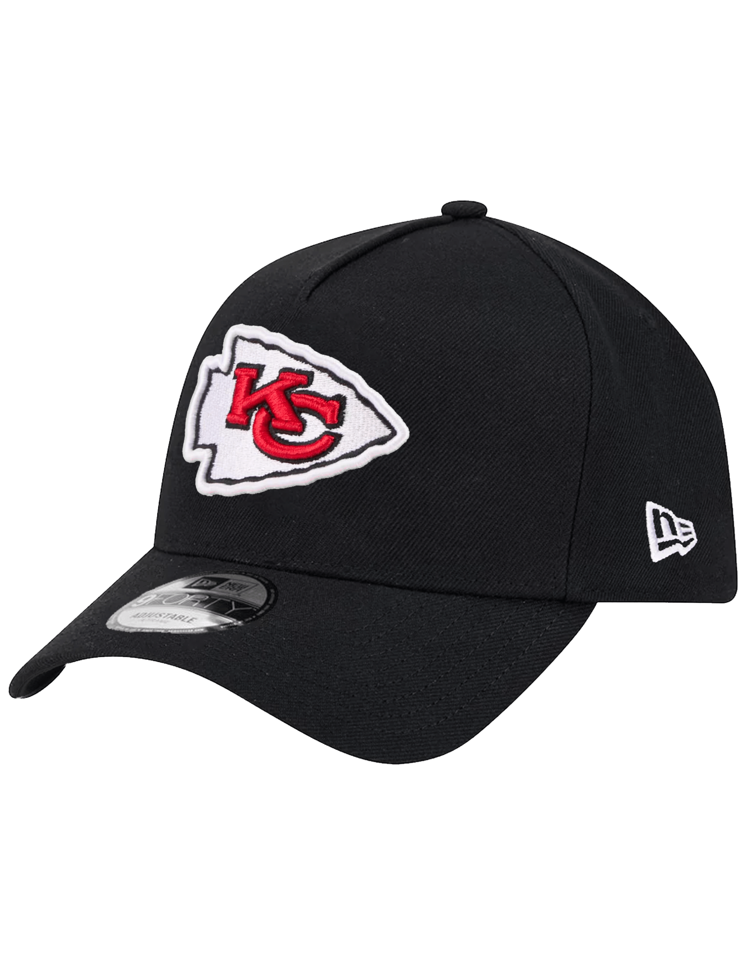 Kansas City Chiefs New Era NFL Team 9FORTY A-Frame Snapback Hat - Black