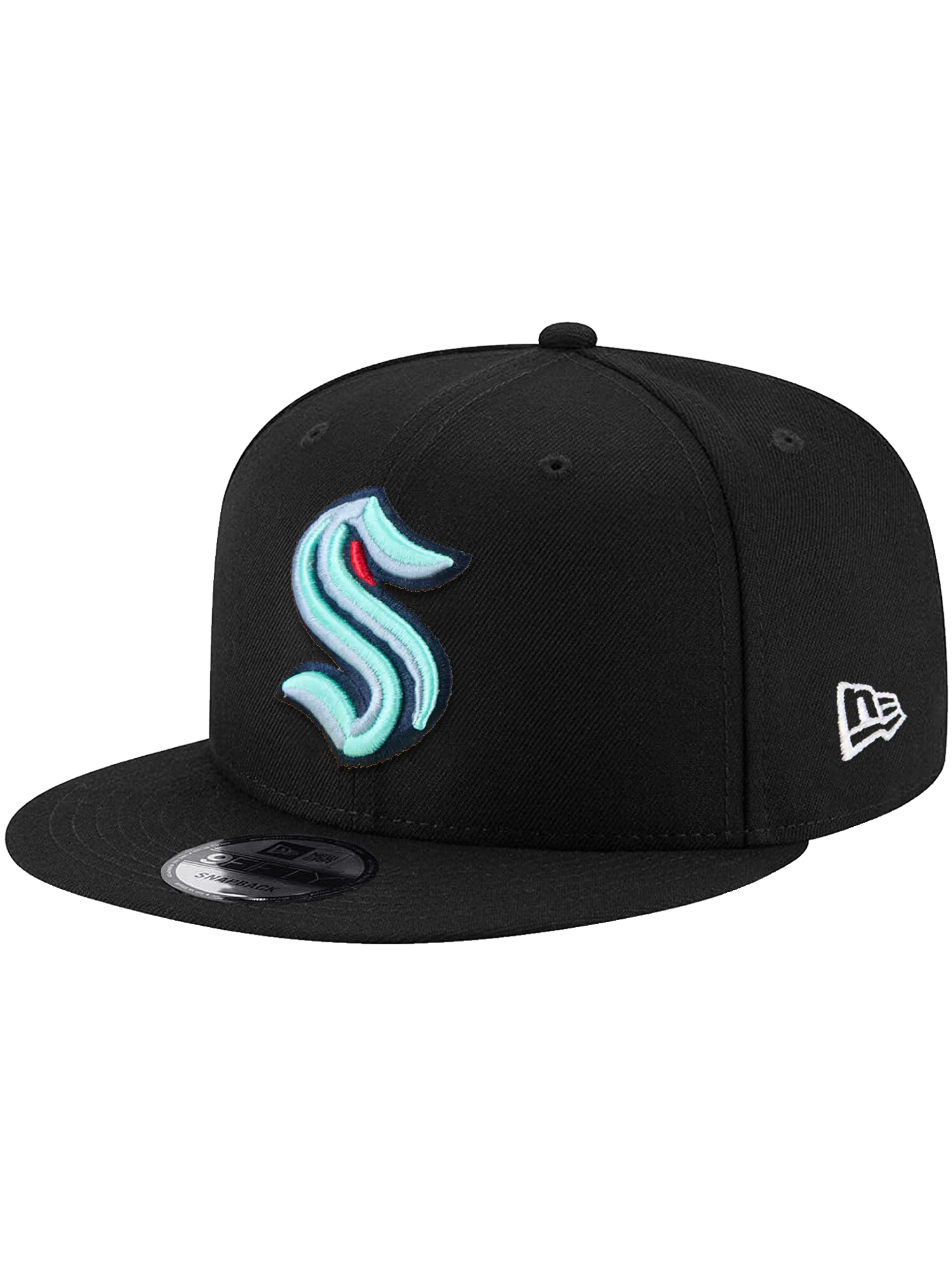 Seattle Kraken New Era NHL Team 9FIFTY Snapback Hat - Black