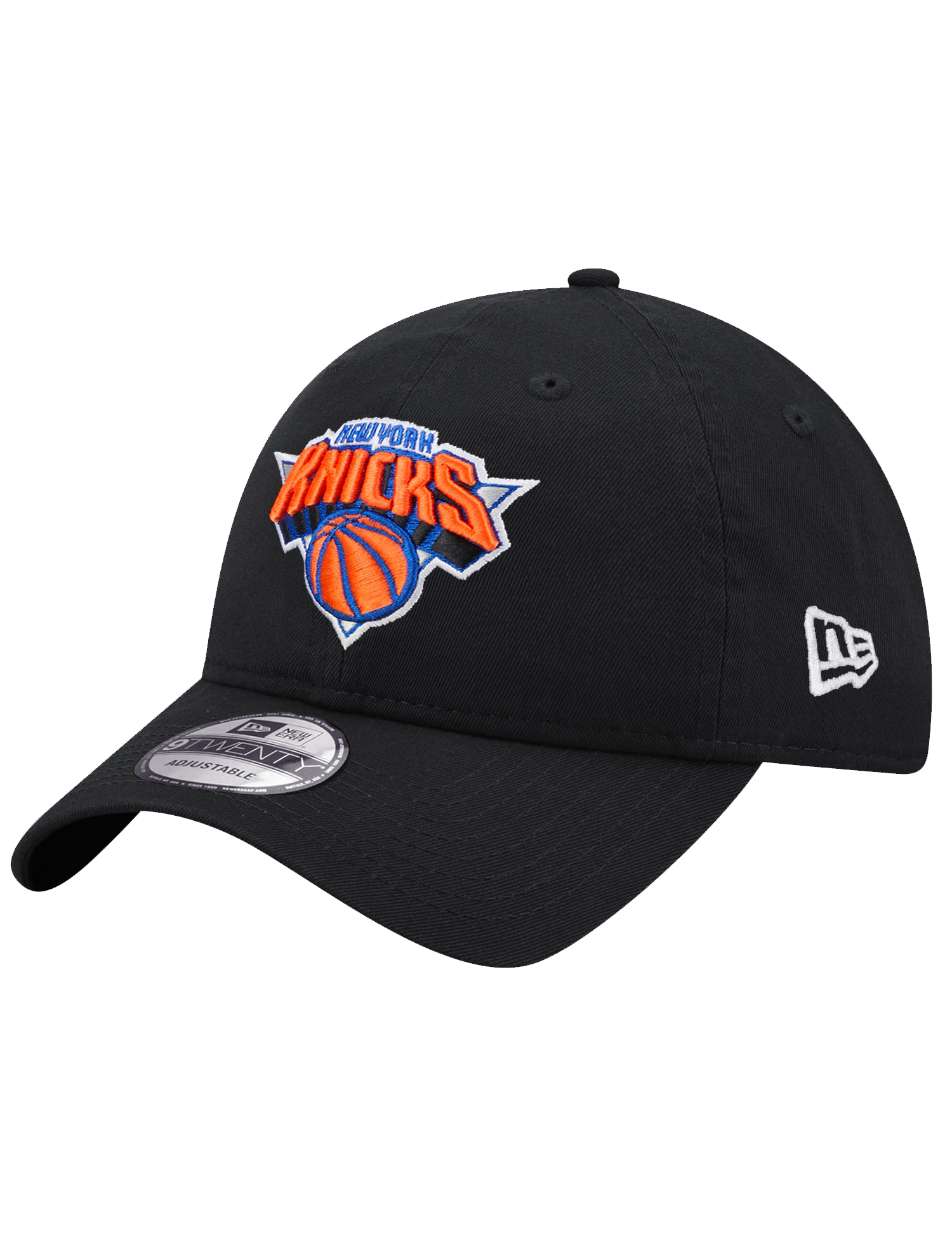 New York Knicks New Era NBA City Alt 9TWENTY Strapback Hat - Black