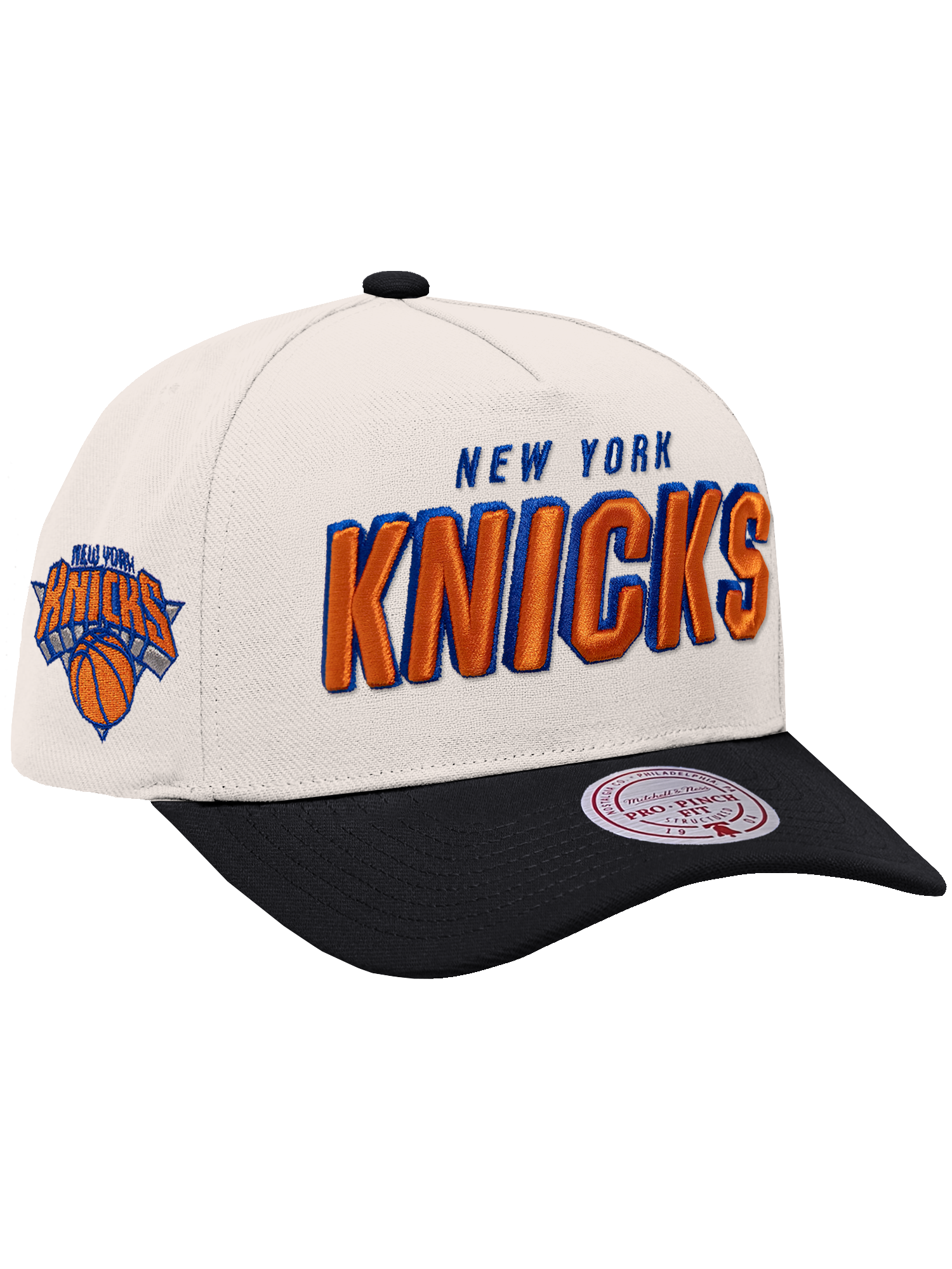New York Knicks Mitchell & Ness NBA HWC Draft Day Pro Pinch Snapback Hat