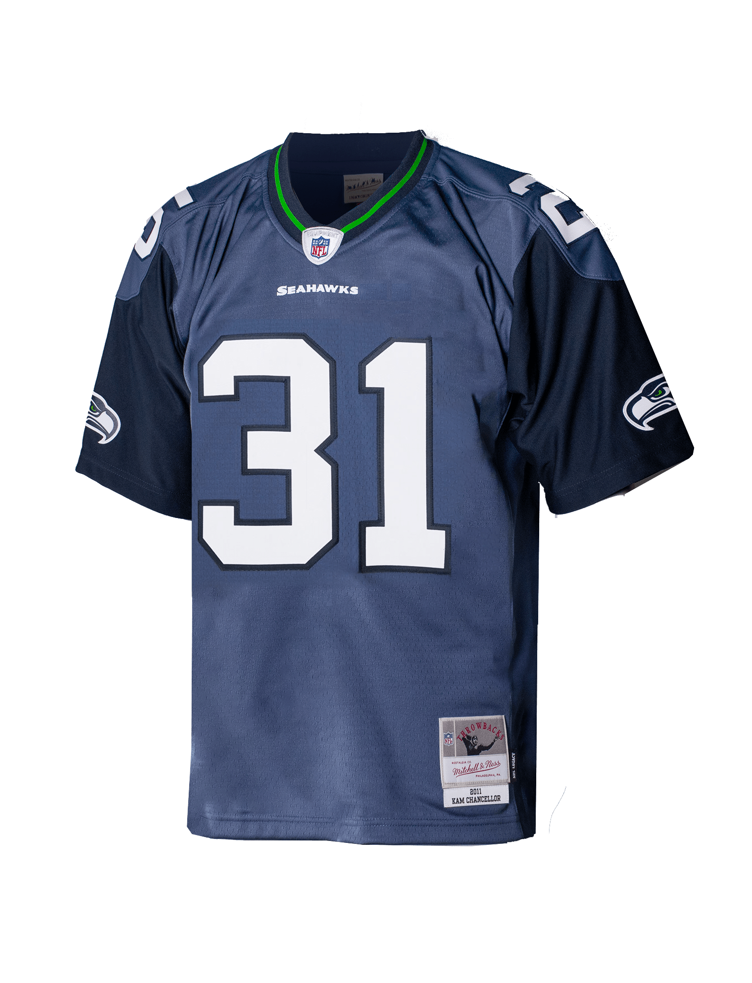 Kam Chancellor Seattle Seahawks Mitchell & Ness NFL 11 Throwback Legacy Jersey