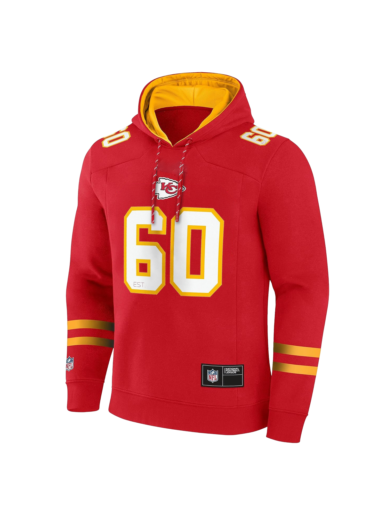 Kansas City Chiefs NFL Foundation Panel Hoodie Jumper - Red