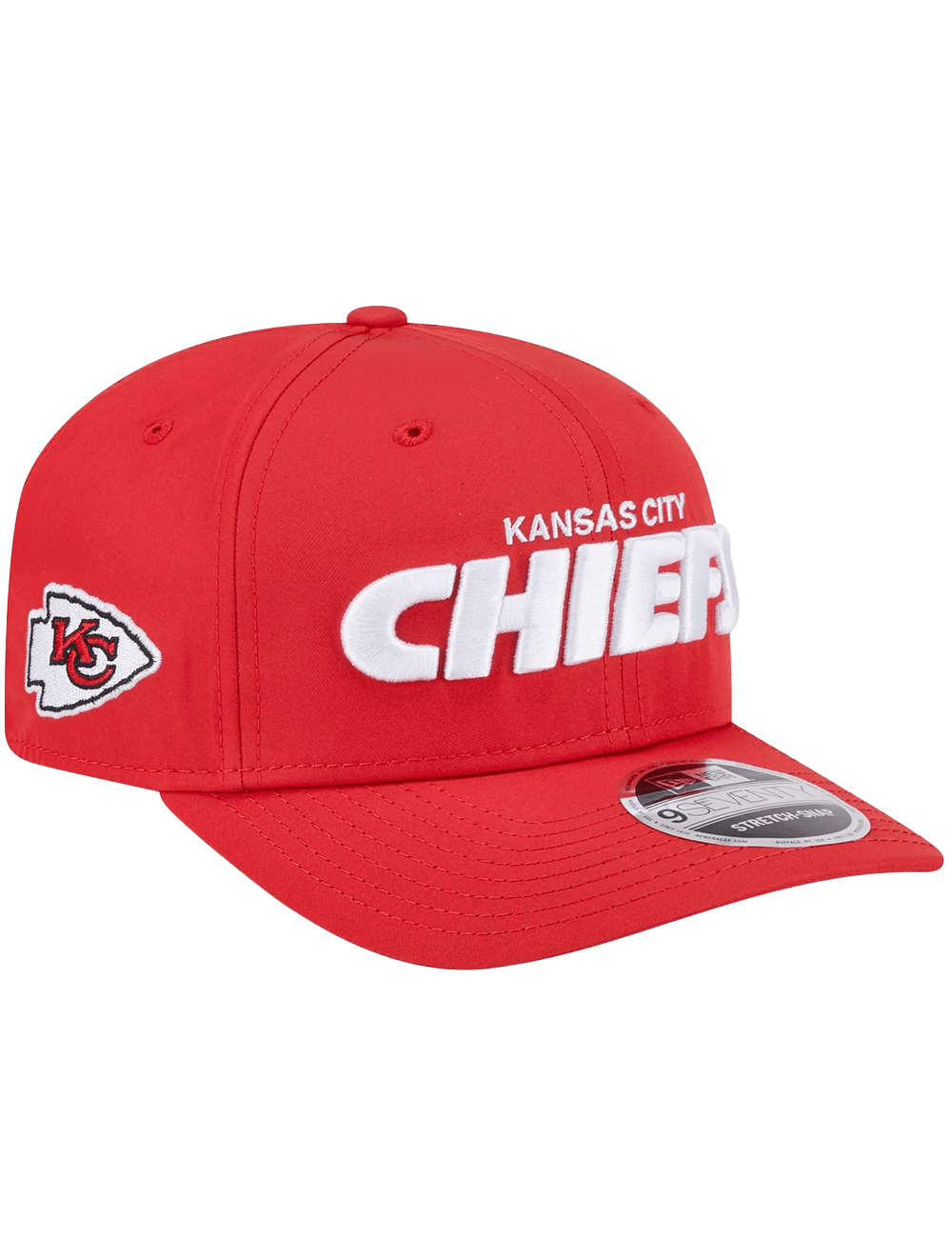 Kansas City Chiefs New Era NFL Coach 9SEVENTY Stretch-Snapback Hat - Red