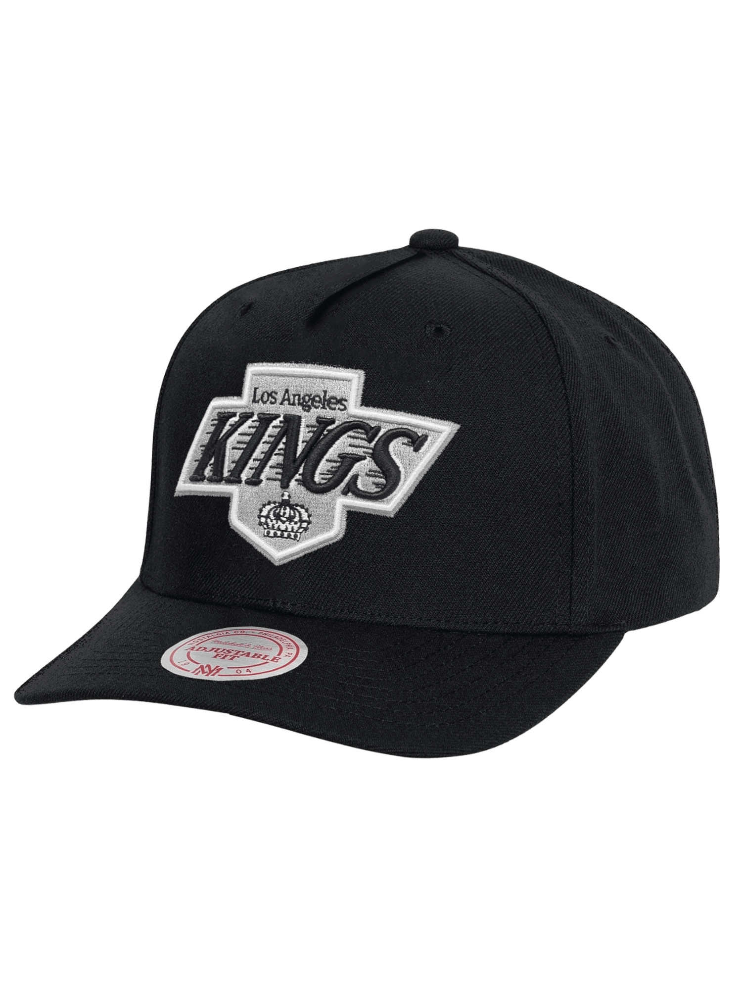 Los Angeles Kings Mitchell & Ness NHL Vintage Logo MVP Snapback Hat - Black