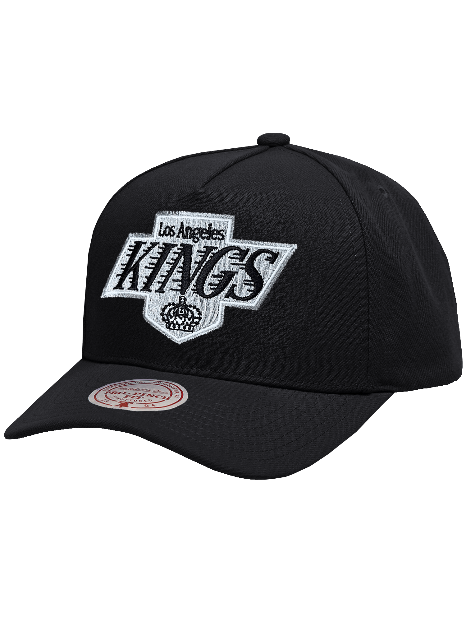 Los Angeles Kings Mitchell & Ness NHL Team Pro Pinch Snapback Hat - Black