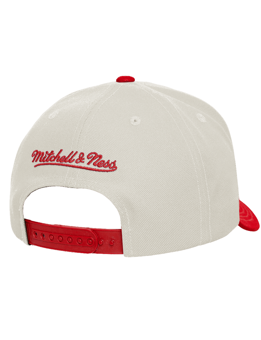 Kansas City Chiefs Mitchell & Ness NFL Team Pro Pinch Snapback Hat - White Cream