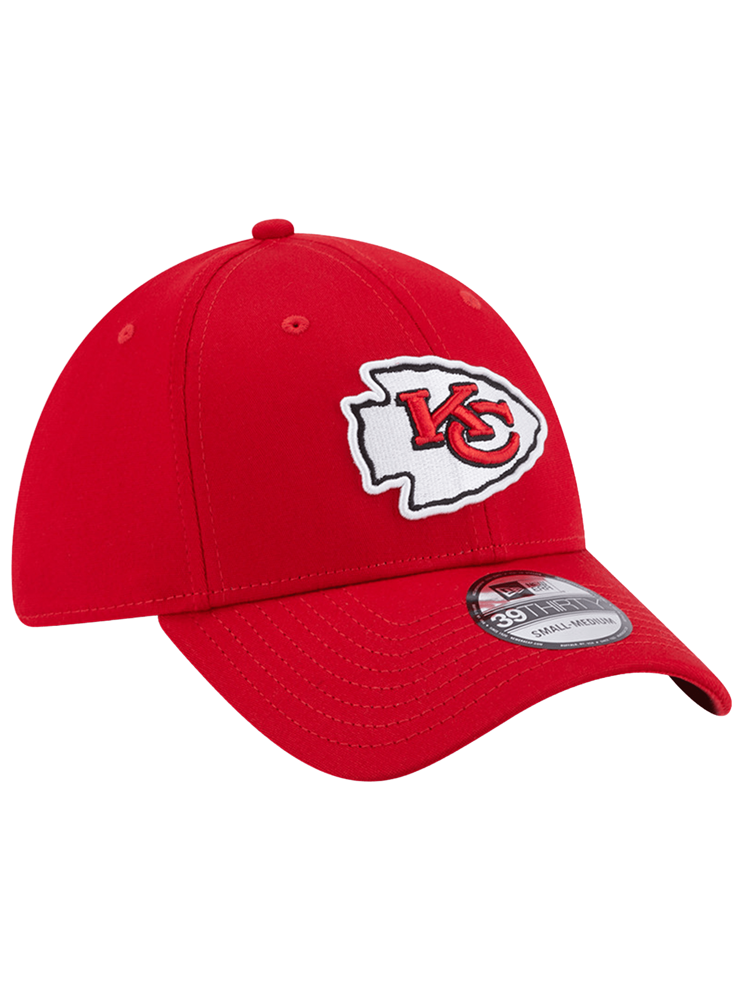 Kansas City Chiefs New Era NFL Team 39THIRTY Stretch-Fit Hat - Red