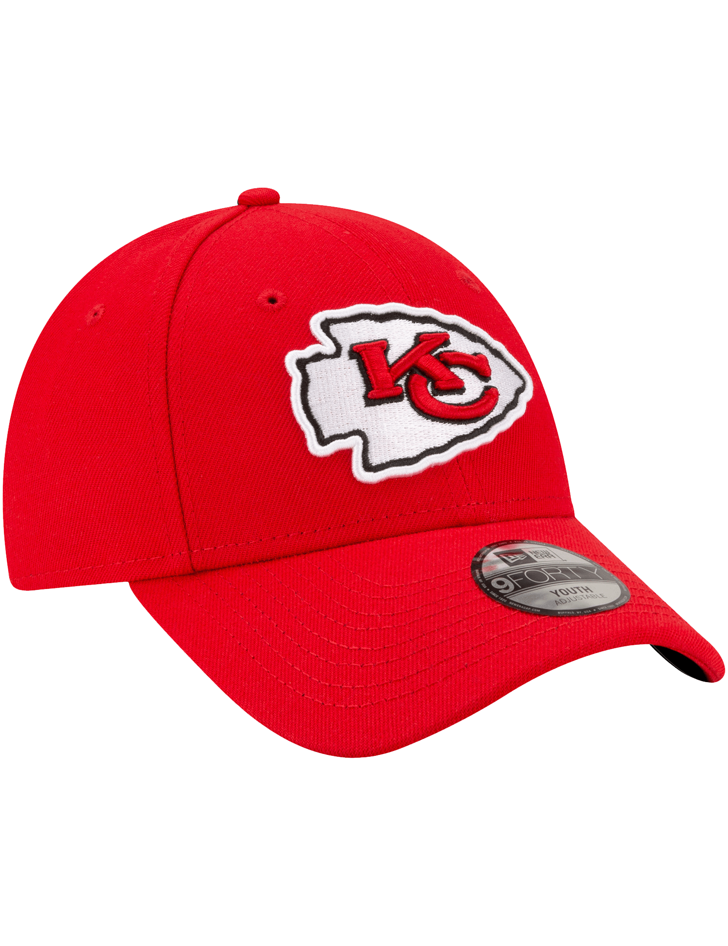 Kansas City Chiefs New Era NFL Team 9FORTY Strapback Hat - Red