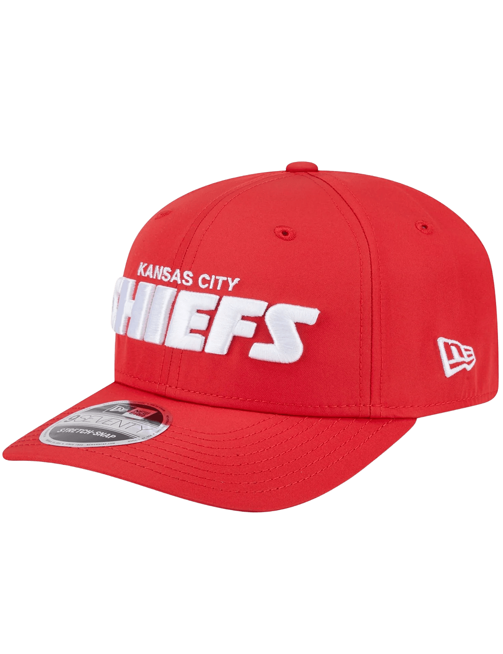Kansas City Chiefs New Era NFL Coach 9SEVENTY Stretch-Snapback Hat - Red
