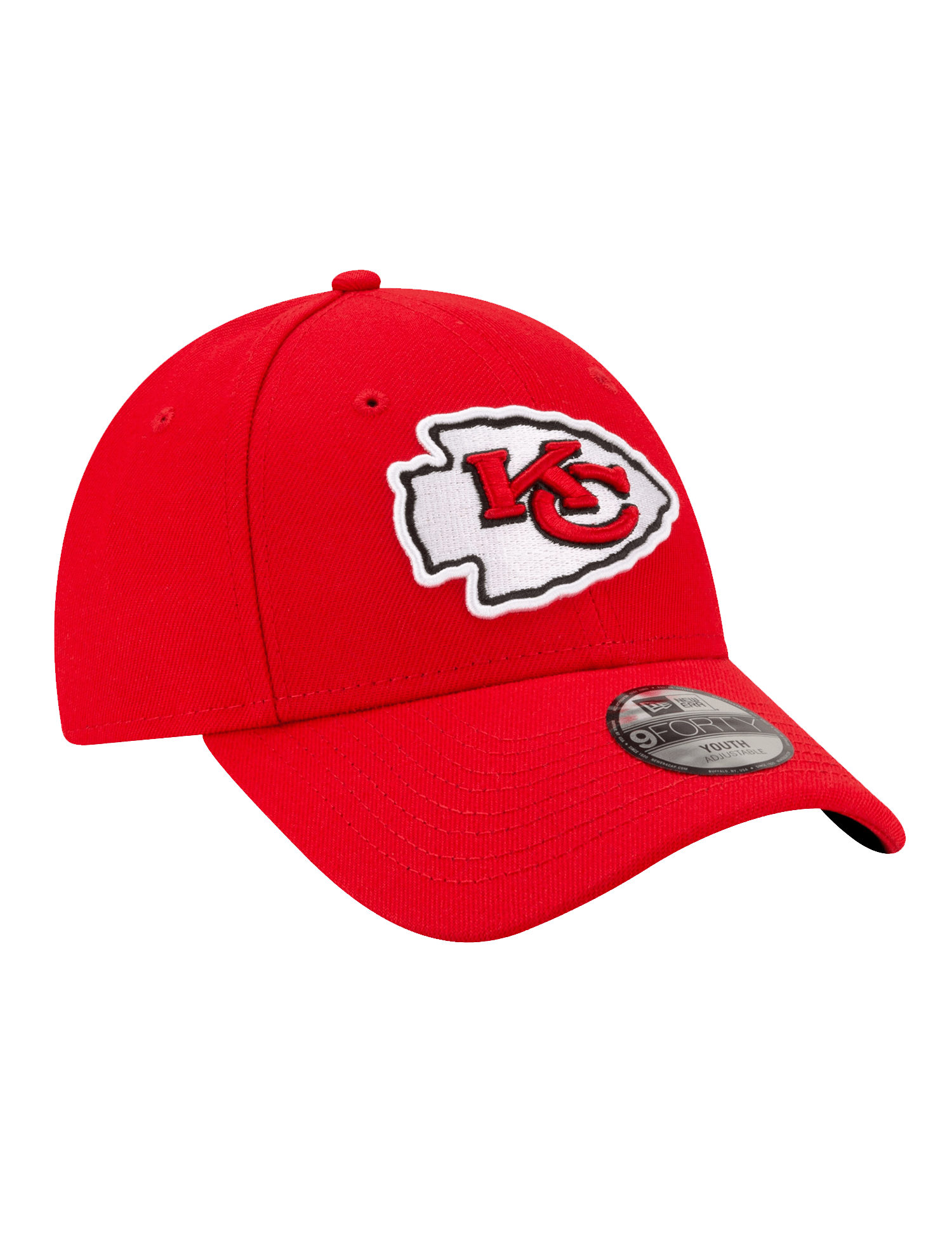 Youths Kansas City Chiefs New Era NFL Team 9FORTY Hat - Red