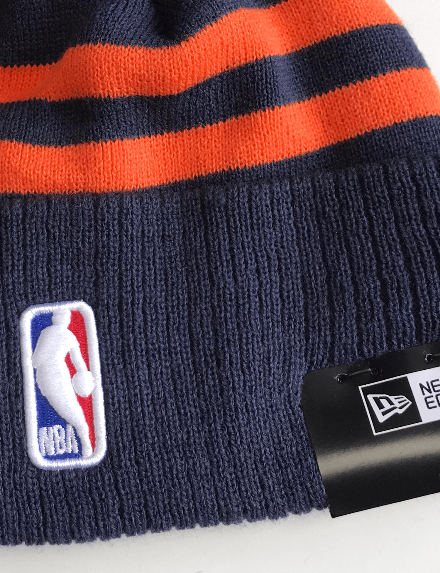 New York Knicks New Era NBA Statement Knit Beanie - Navy