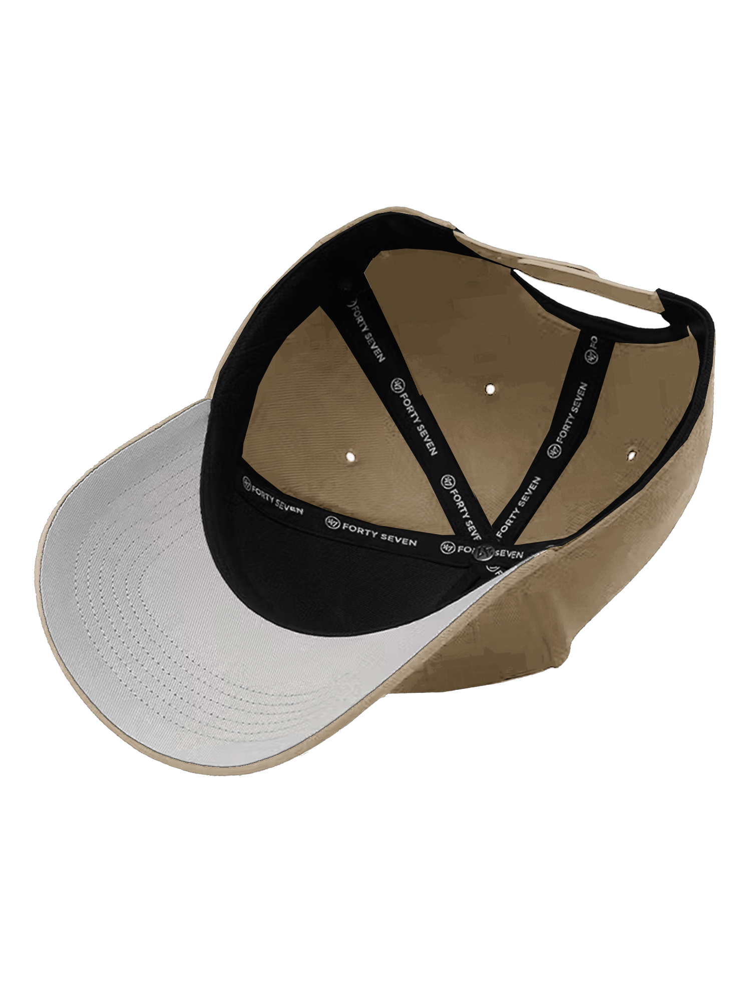 Anaheim Ducks '47 NHL Tonal MVP DT Snapback Hat - Khaki