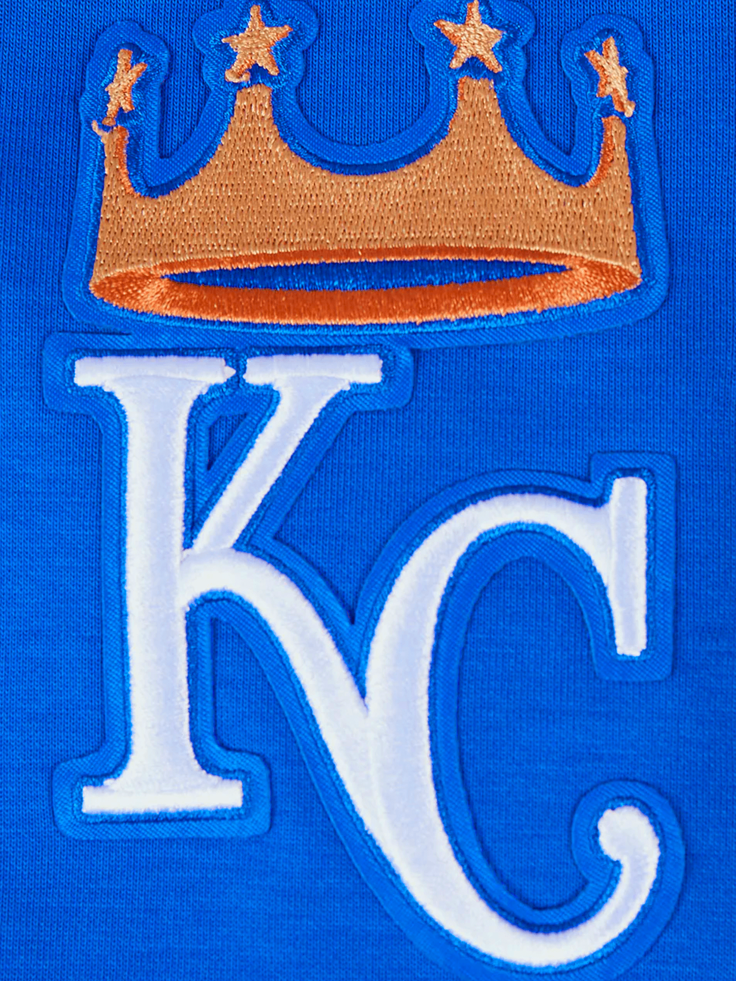 Kansas City Royals Pro Standard MLB Team Chenille Hoodie Jumper  - Blue