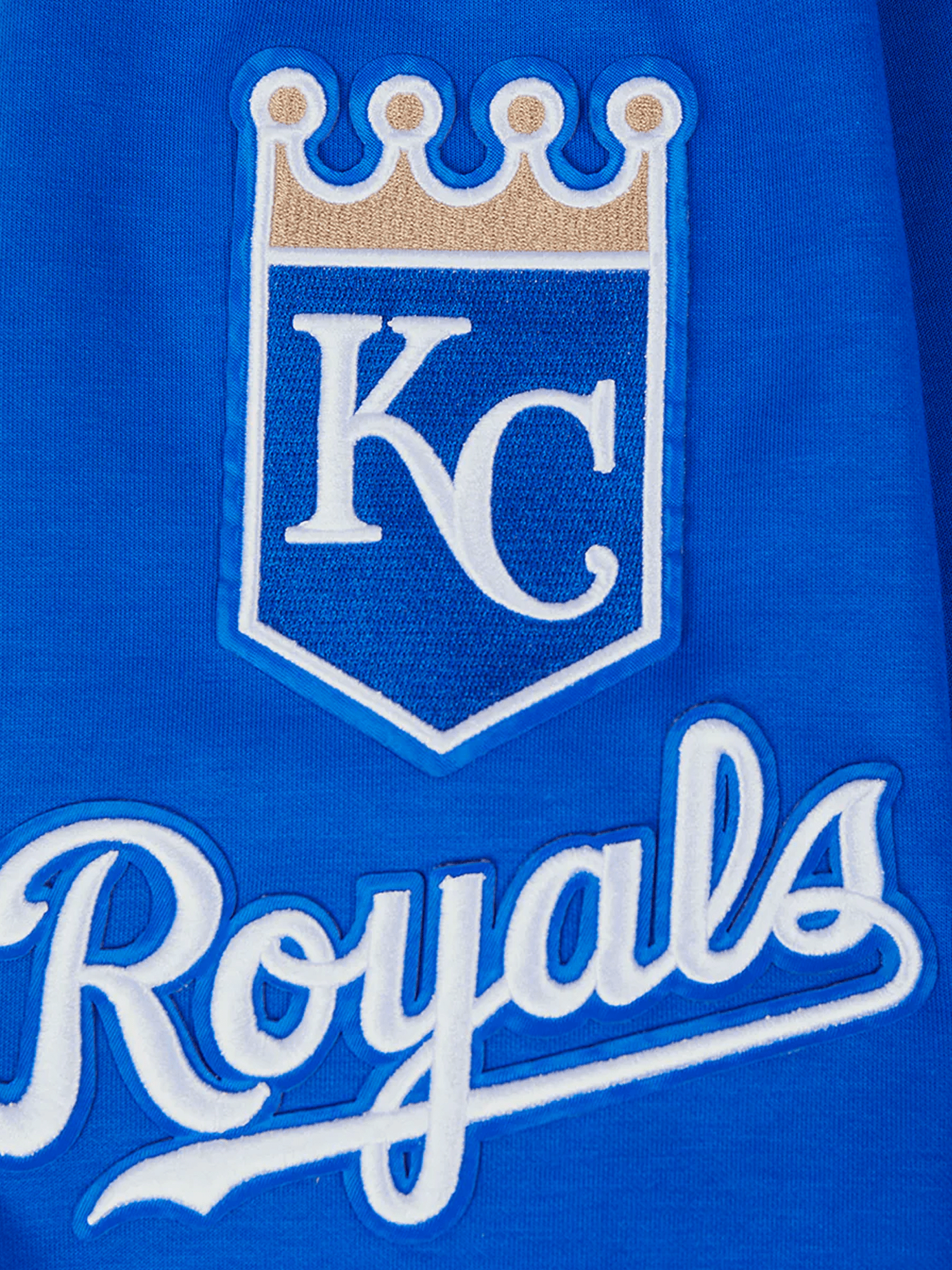 Kansas City Royals Pro Standard MLB Team Chenille Hoodie Jumper  - Blue