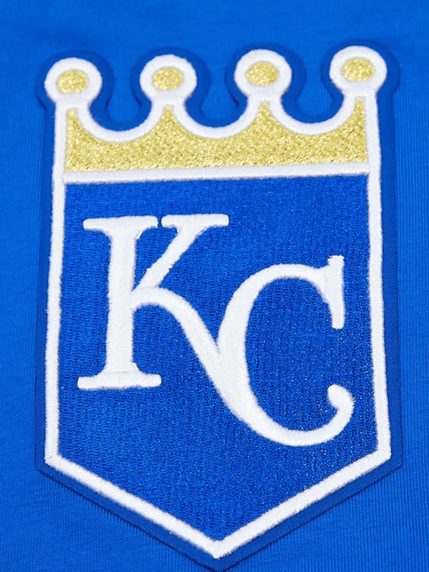 Kansas City Royals Pro Standard MLB Team Chenille Flex T-Shirt - Blue