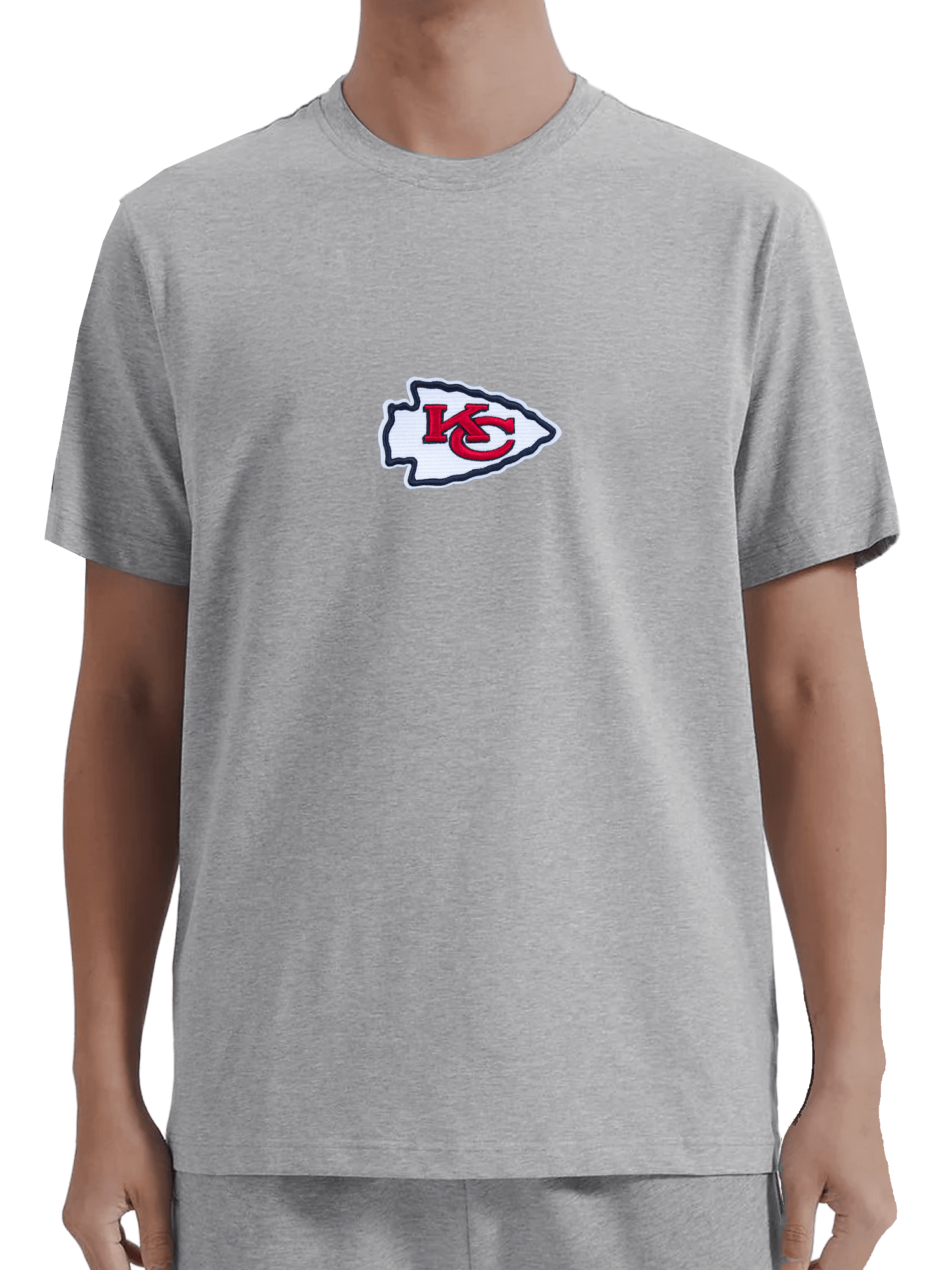Kansas City Chiefs Pro Standard NFL Team Icon Flex T-Shirt - Heather Grey