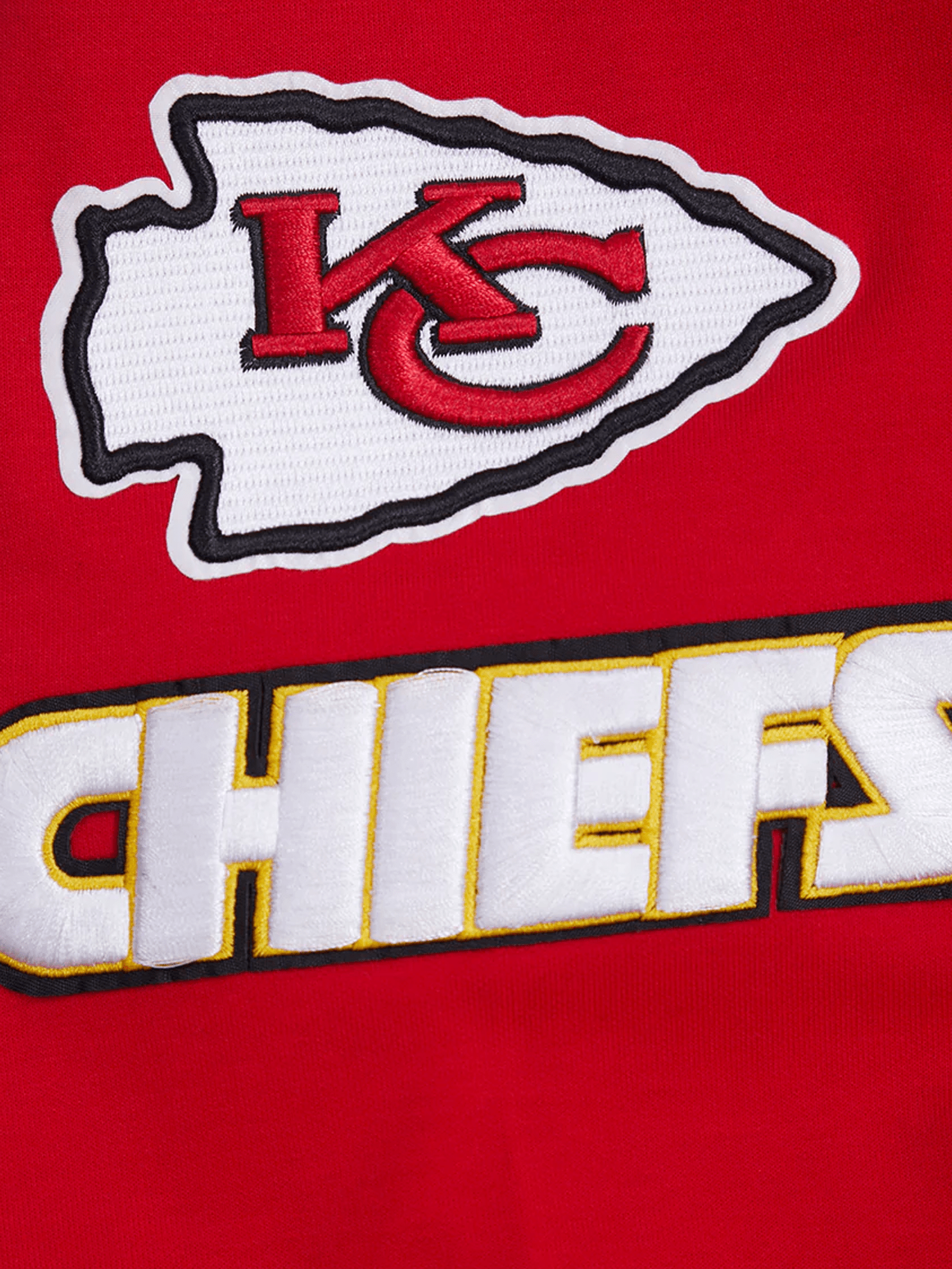 Kansas City Chiefs Pro Standard NFL Team Chenille Hoodie Jumper - Red