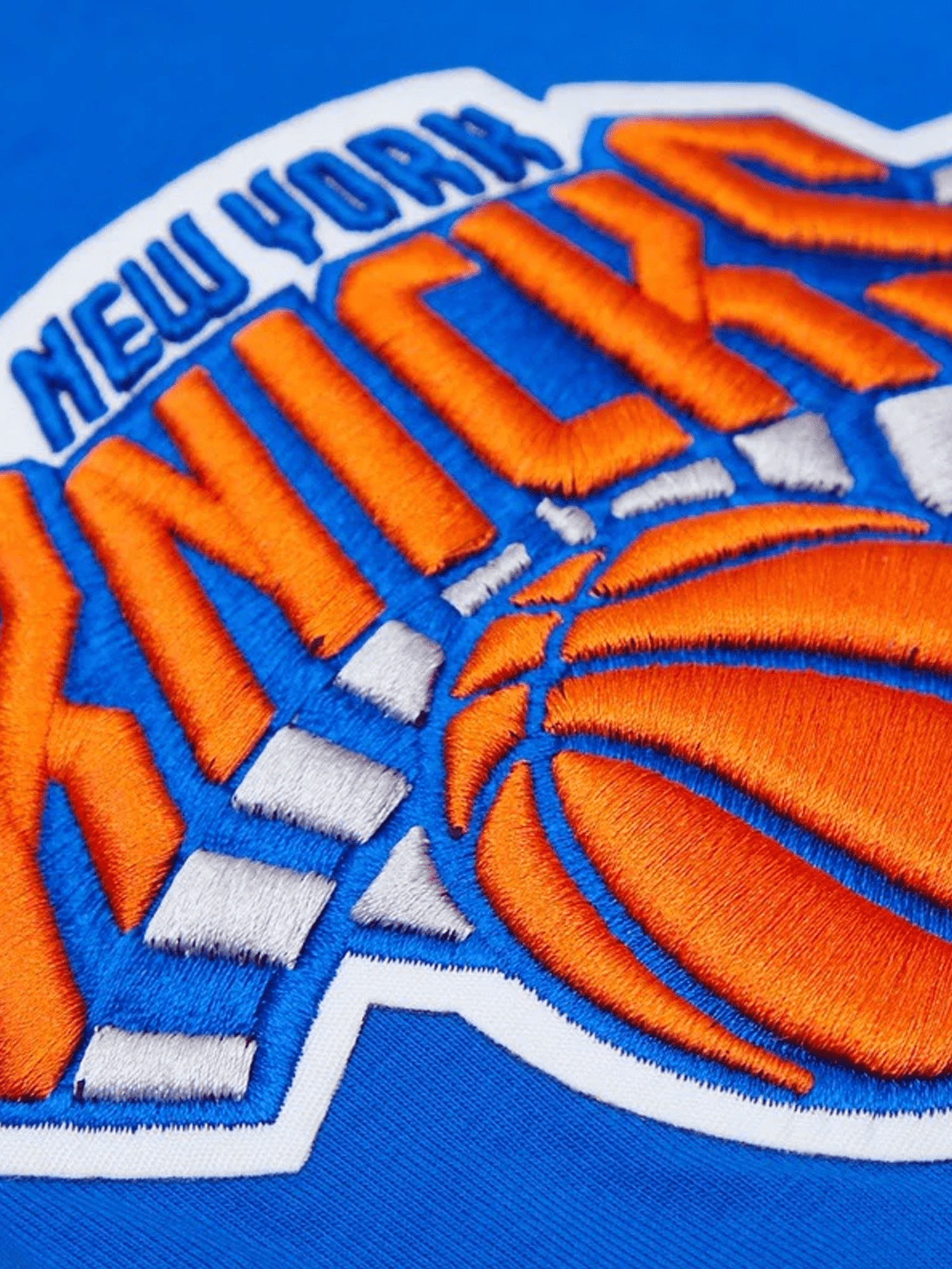 New York Knicks Pro Standard NBA Team Chenille Flex T-Shirt - Blue
