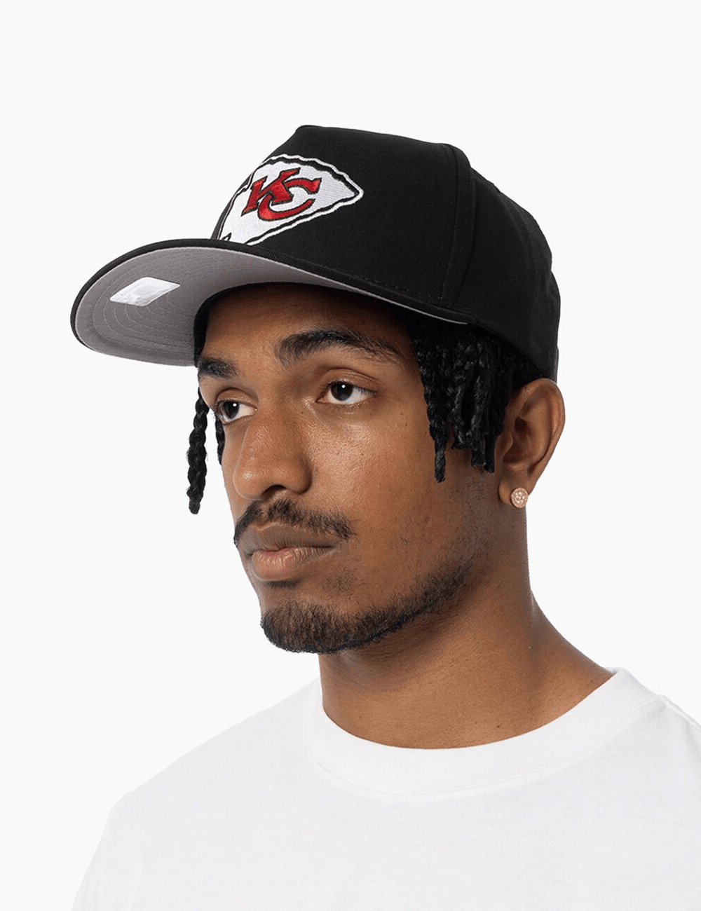 Kansas City Chiefs Mitchell & Ness NFL Team Pro Pinch Snapback Hat - Black