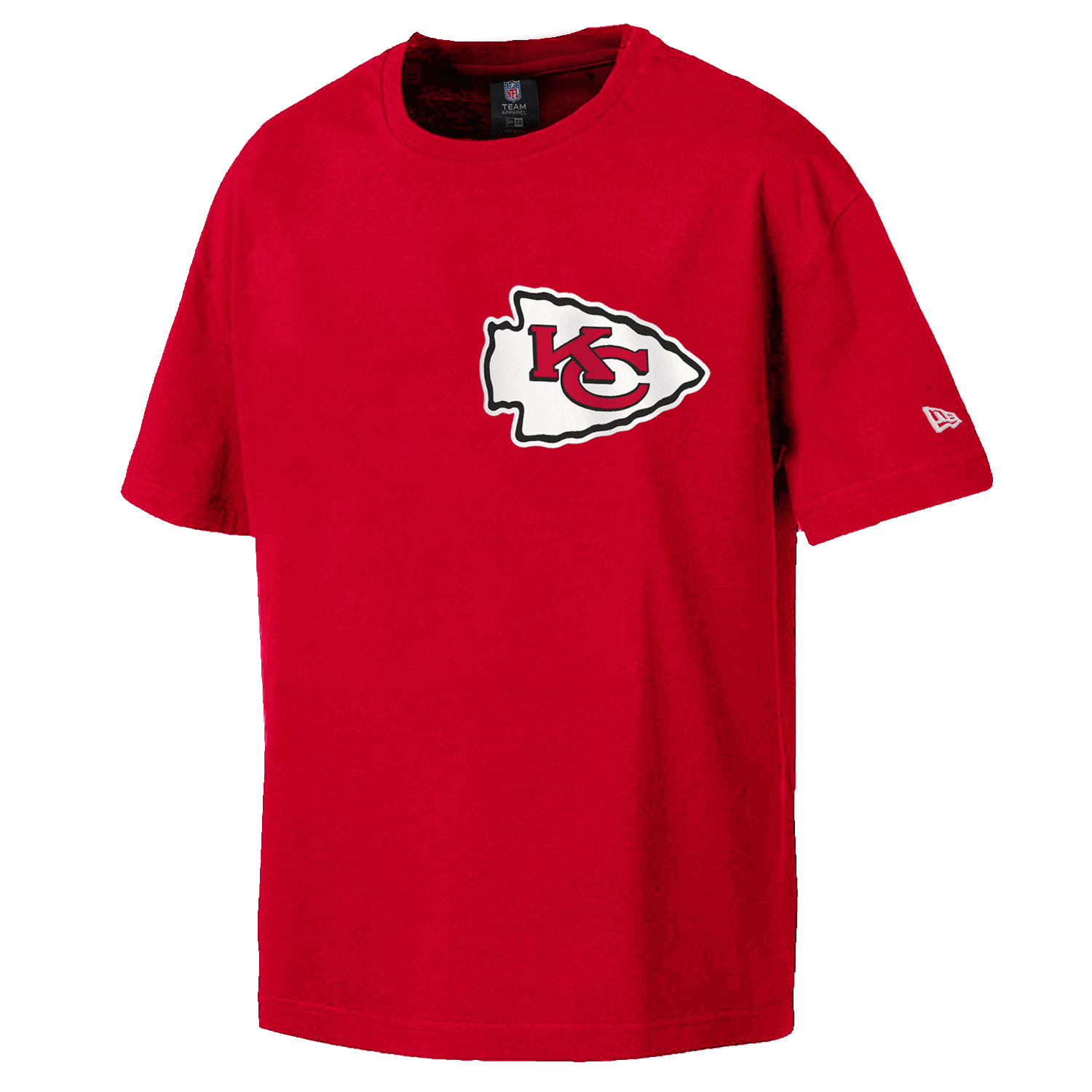 Kansas City Chiefs New Era NFL Logo Select Oversized T-Shirt - Red