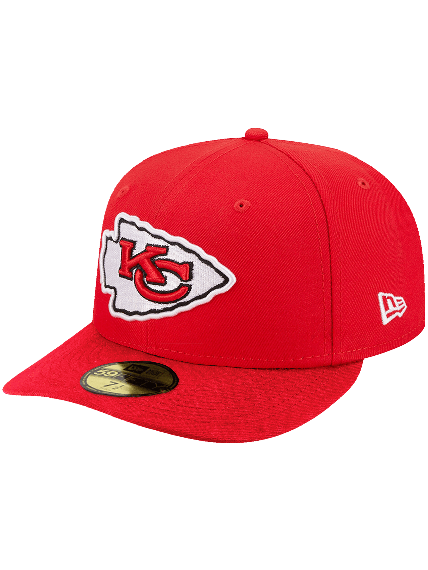 Kansas City Chiefs New Era NFL Team Pre-Curved 59FIFTY Fitted Hat - Red