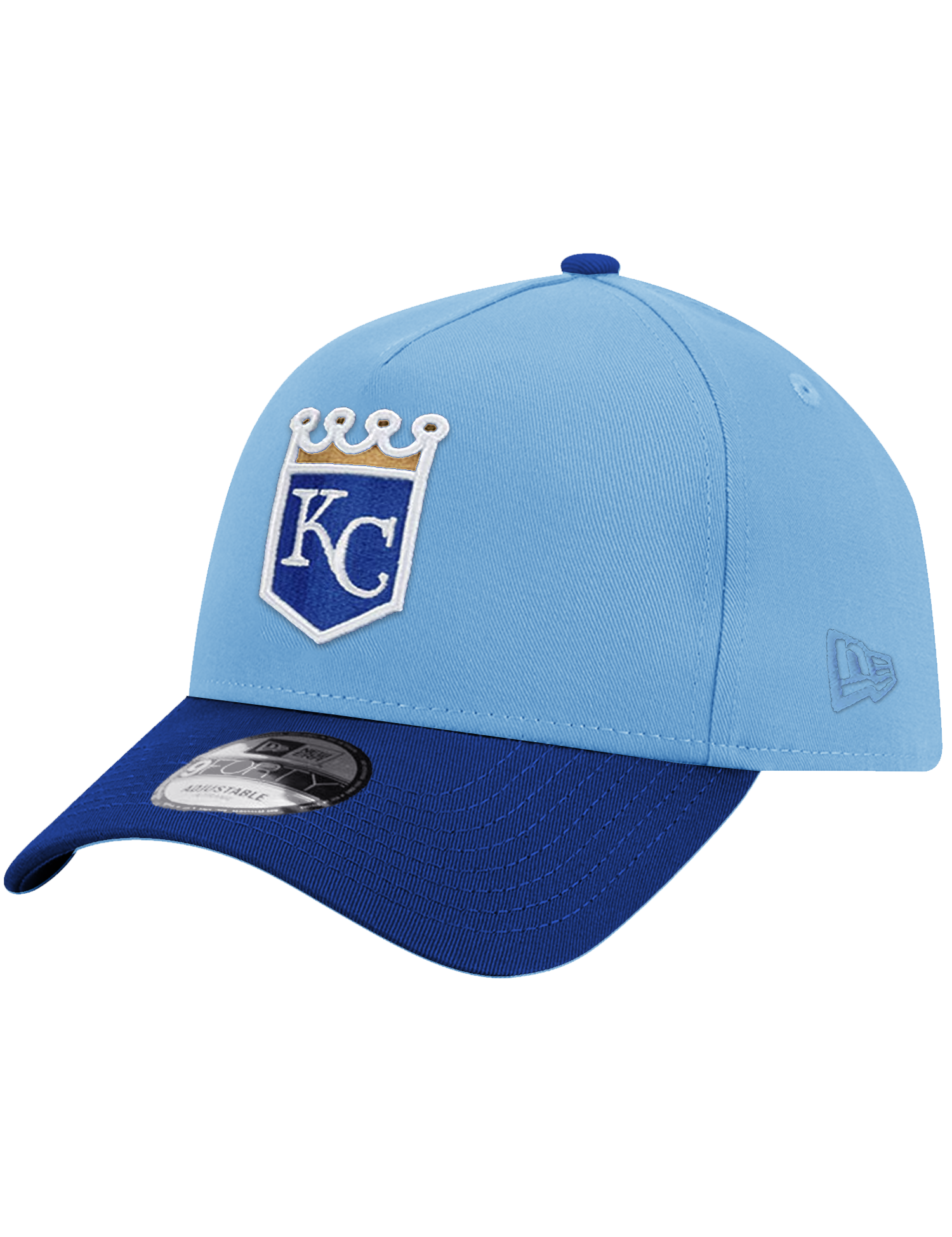 Kansas City Royals New Era MLB Team Alt 9FORTY A-Frame Snapback Hat - Blue