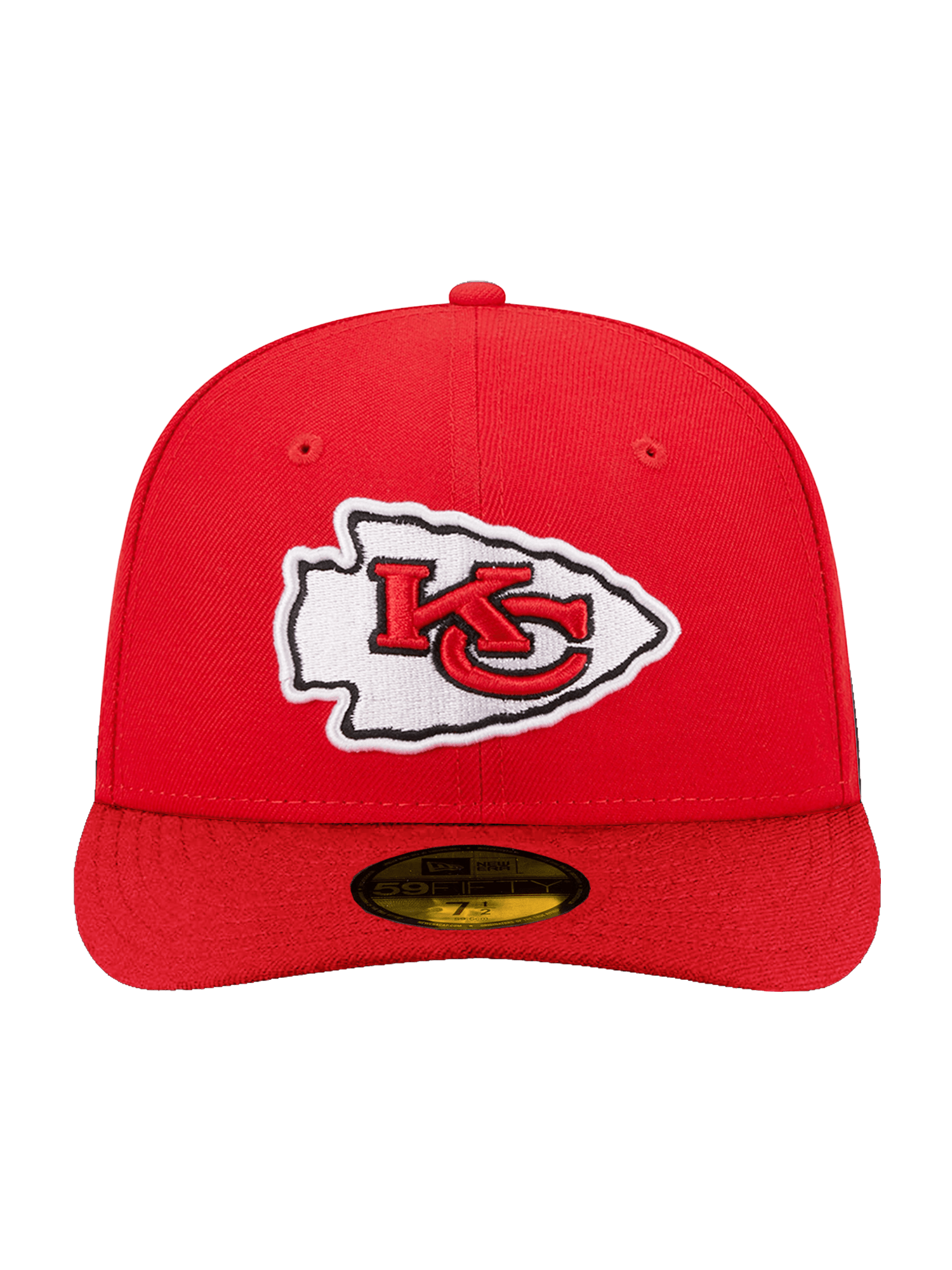 Kansas City Chiefs New Era NFL Team Pre-Curved 59FIFTY Fitted Hat - Red