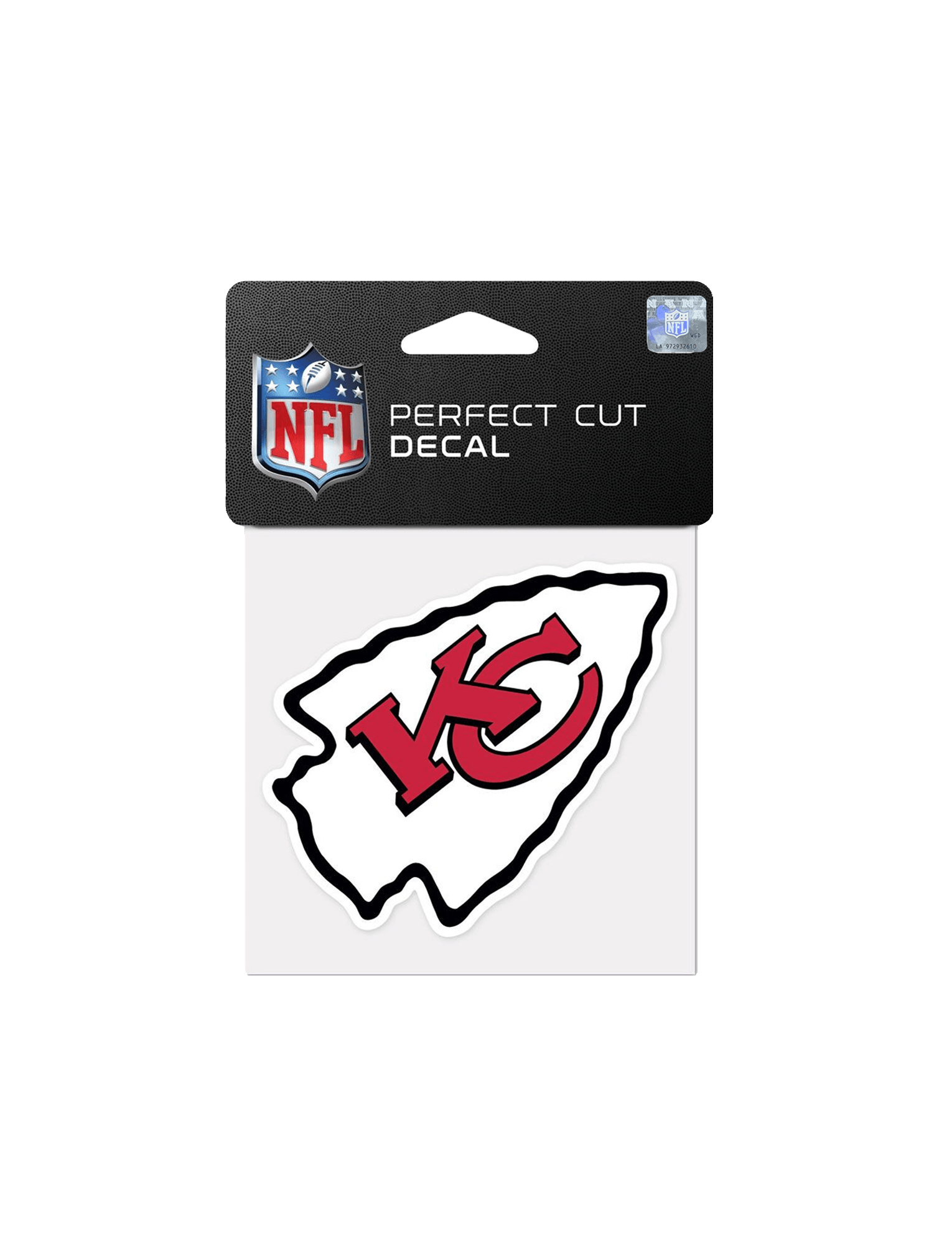 Kansas City Chiefs Wincraft NFL 4" x 4" Perfect Cut Decal