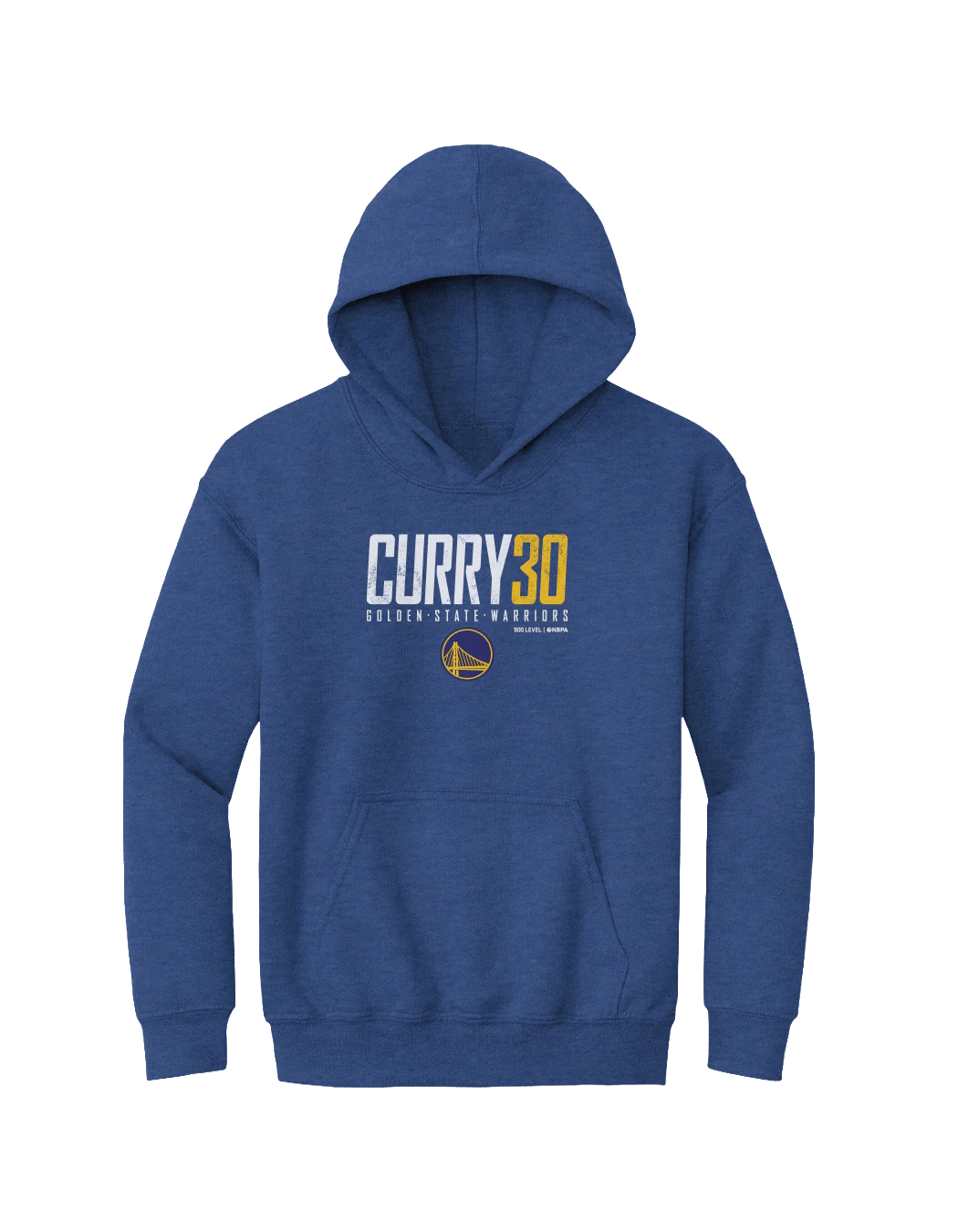 Youths Steph Curry Golden State Warriors 500 Level NBA Elite Hoodie Jumper - Blue