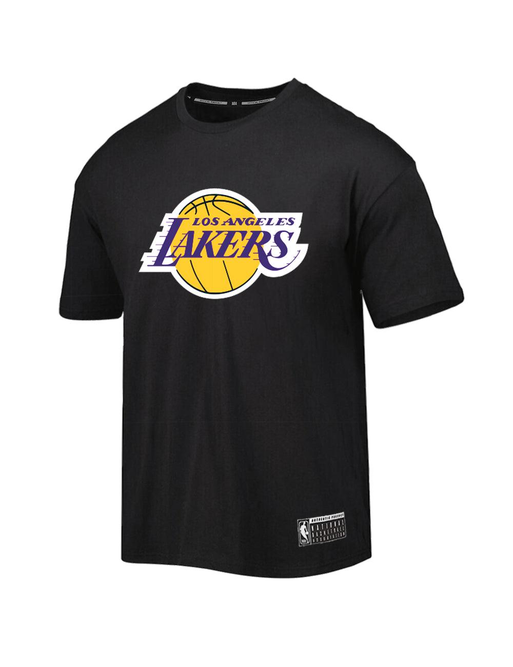 LeBron James Los Angeles Lakers NBA Name & Number T-Shirt - Black