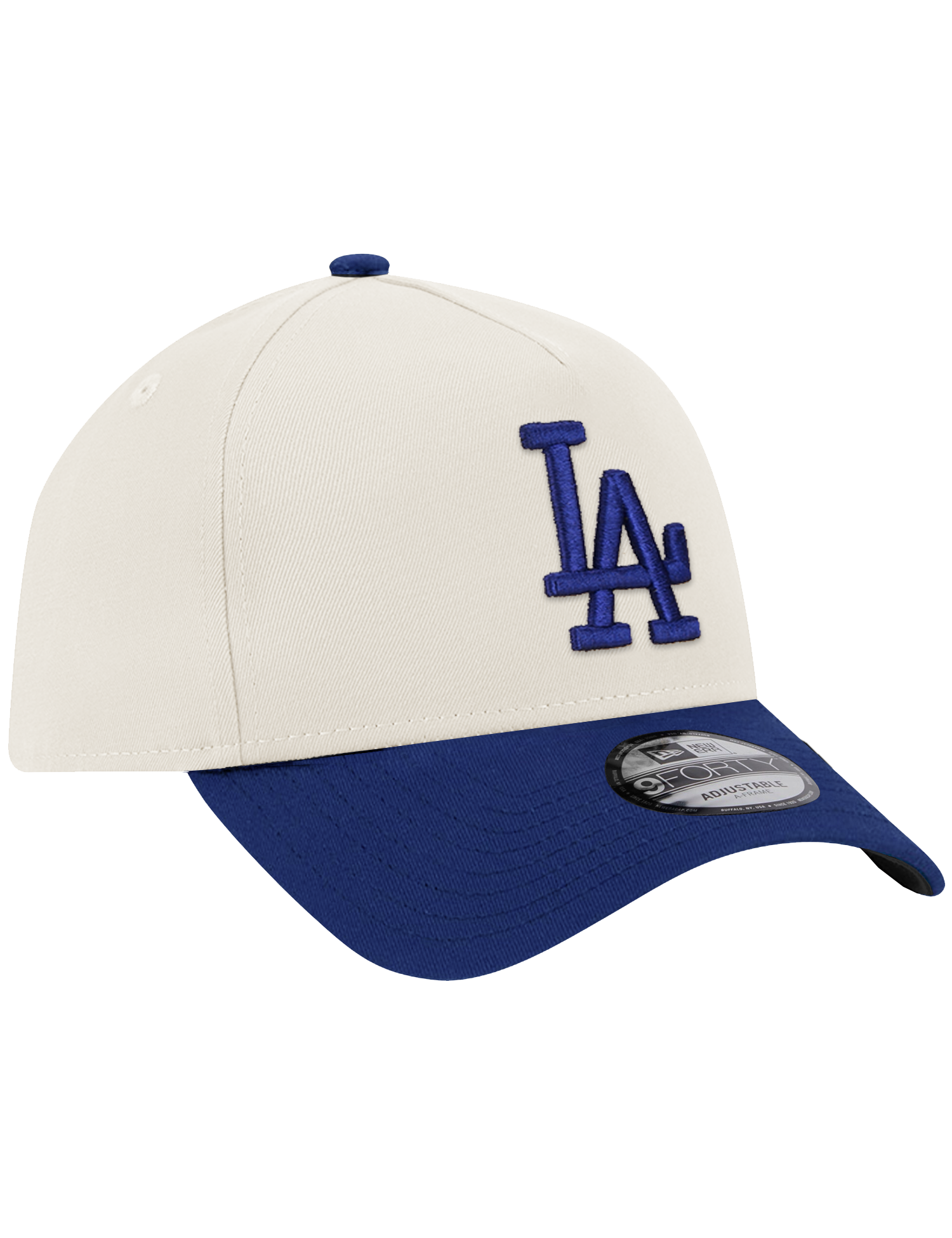 Los Angeles Dodgers New Era MLB Team 2T 9FORTY A-Frame Snapback Hat - Chrome