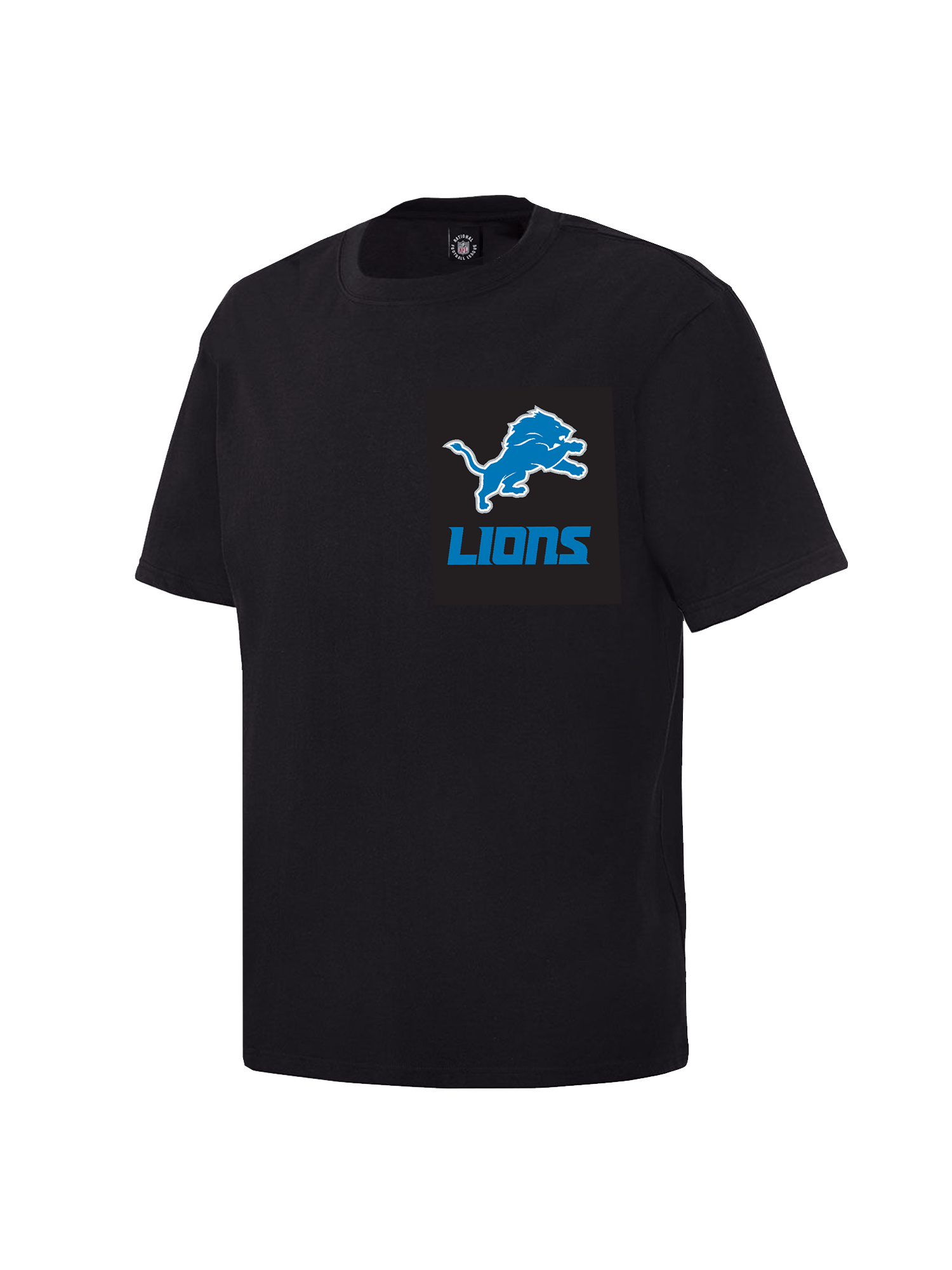 Detroit Lions NFL Steiner Chest Hit T-Shirt - Black
