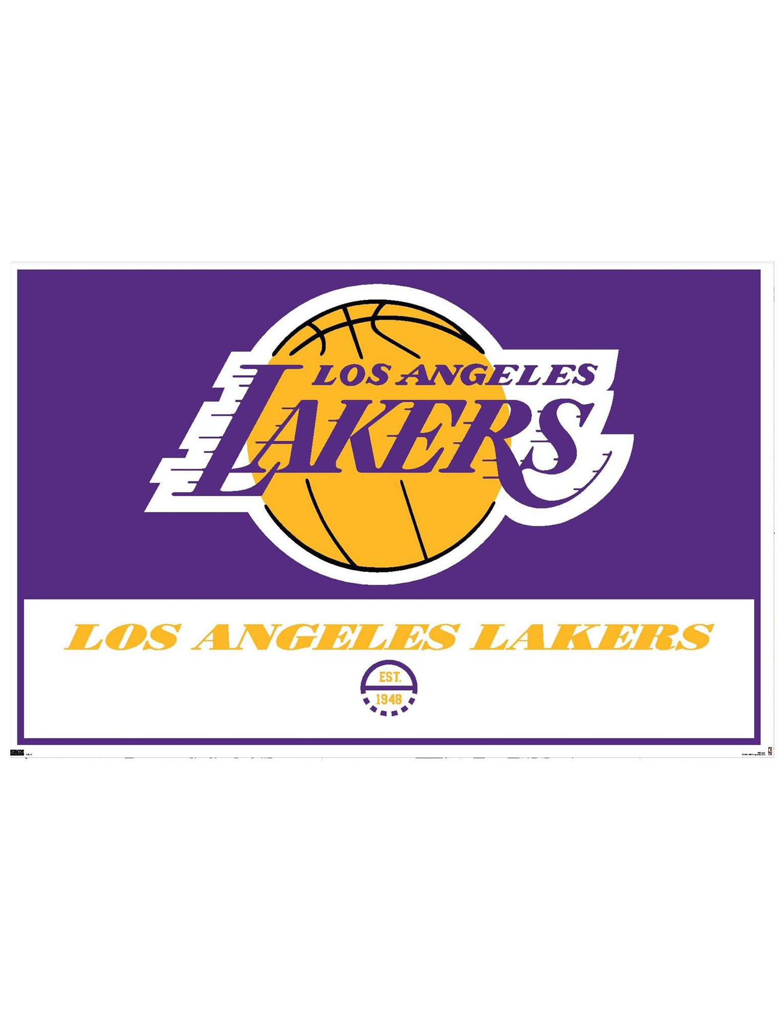 Los Angeles Lakers Trends NBA 61 x 91.5cm Logo Poster