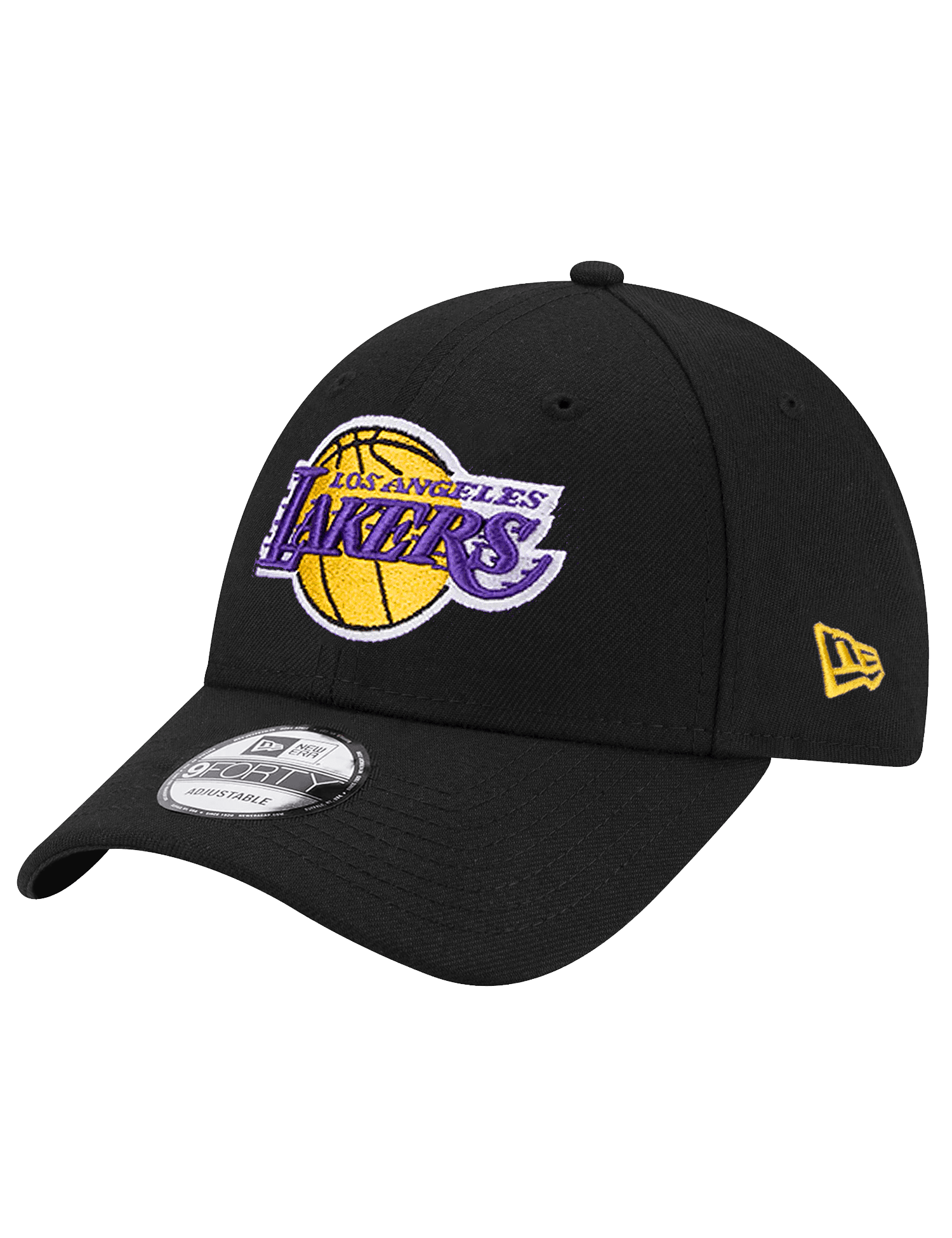 Los Angeles Lakers New Era NBA Team 9FORTY Strapback Hat - Black