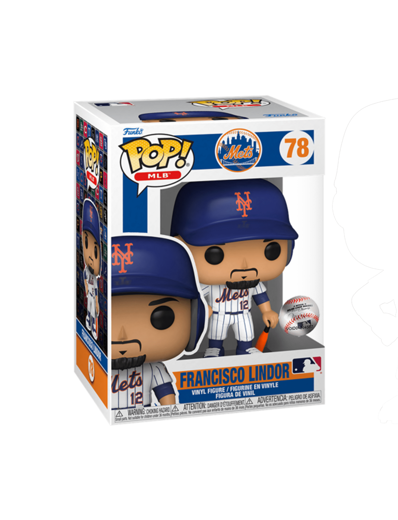 Francisco Lindor New York Mets Funko MLB Pop Vinyl Figure - 78
